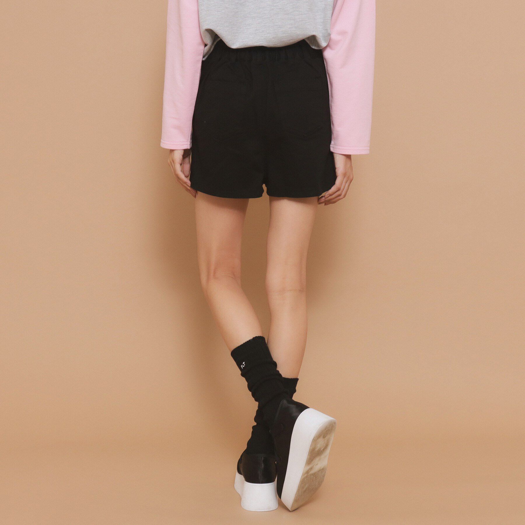 PINK-latte「スカート風ショートパンツ」|キュロット|