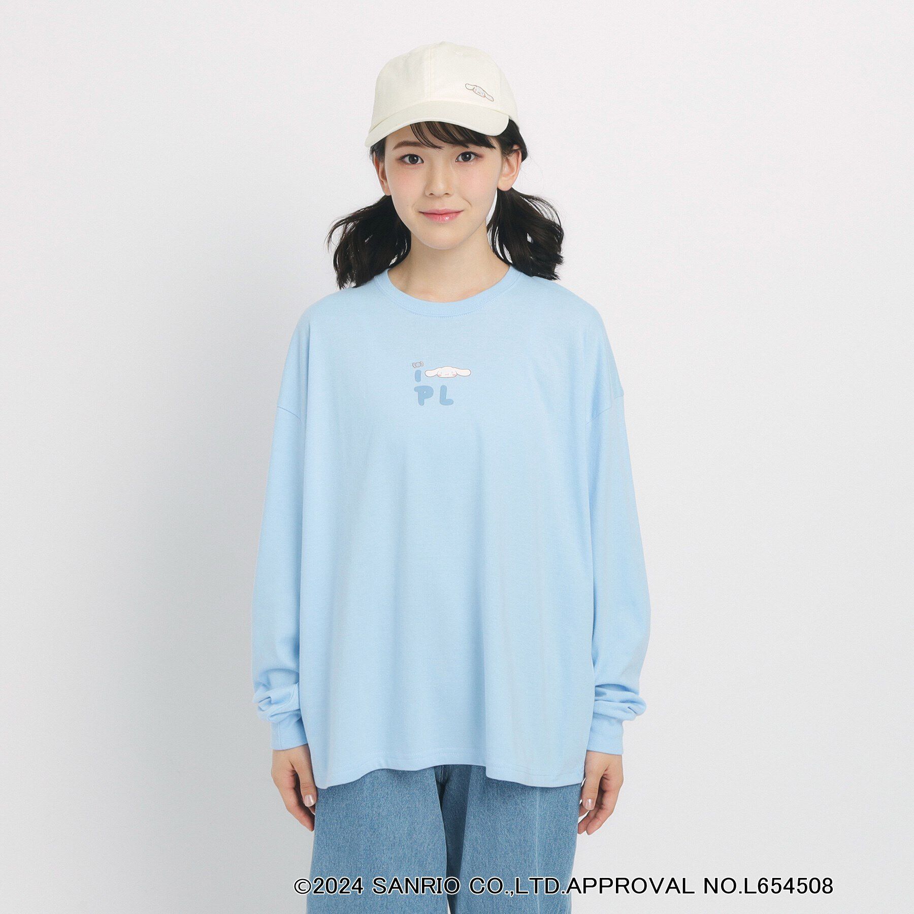 PINK-latte「【サンリオキャラクターズコラボ】バックプリントロンT」|Tシャツ・カットソー|