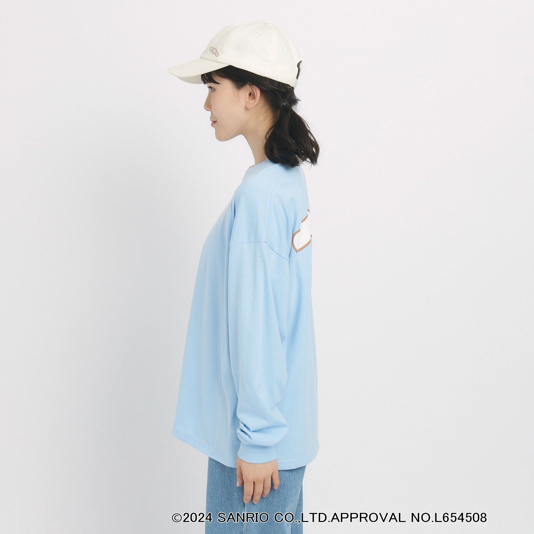 PINK-latte「【サンリオキャラクターズコラボ】バックプリントロンT」|Tシャツ・カットソー|