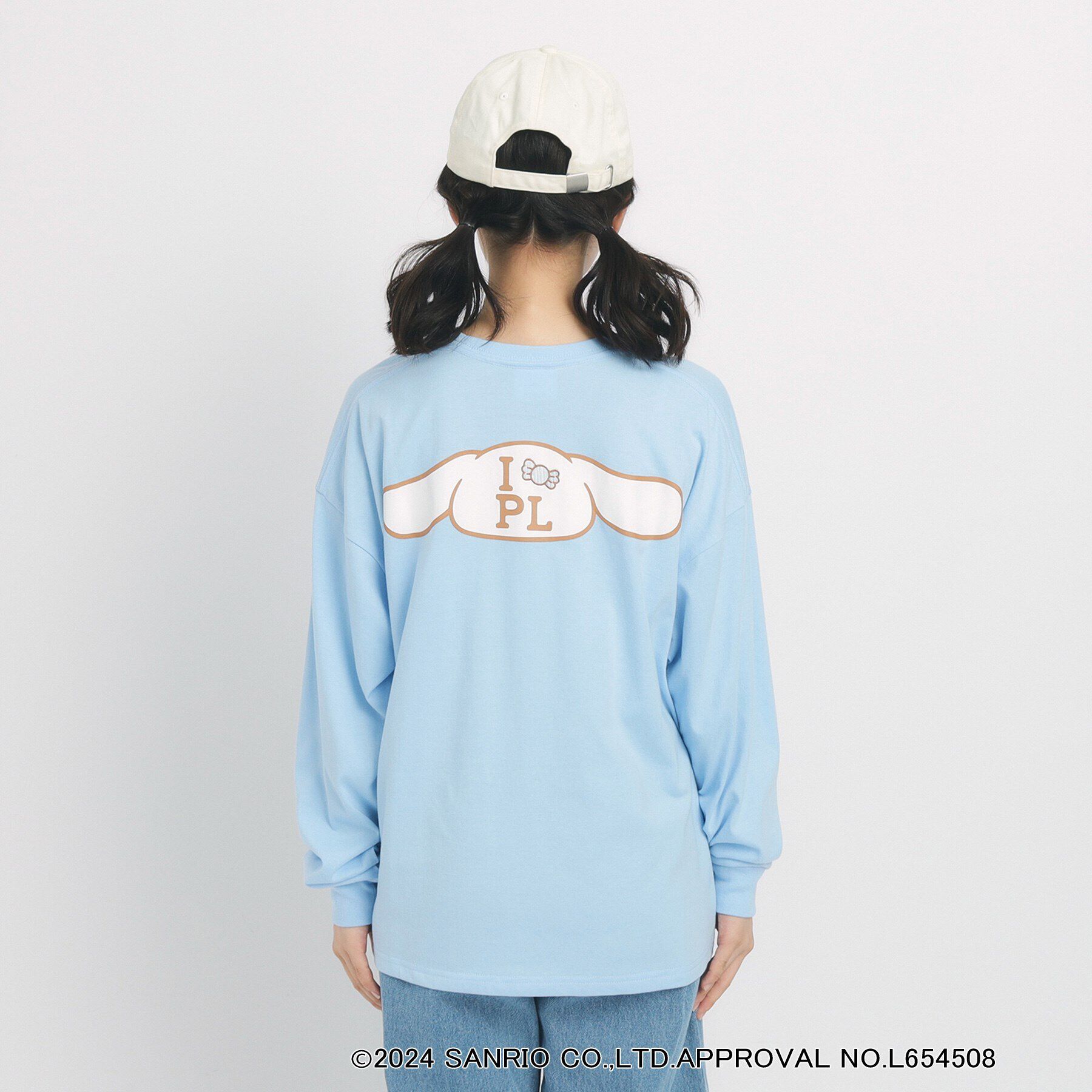 PINK-latte「【サンリオキャラクターズコラボ】バックプリントロンT」|Tシャツ・カットソー|