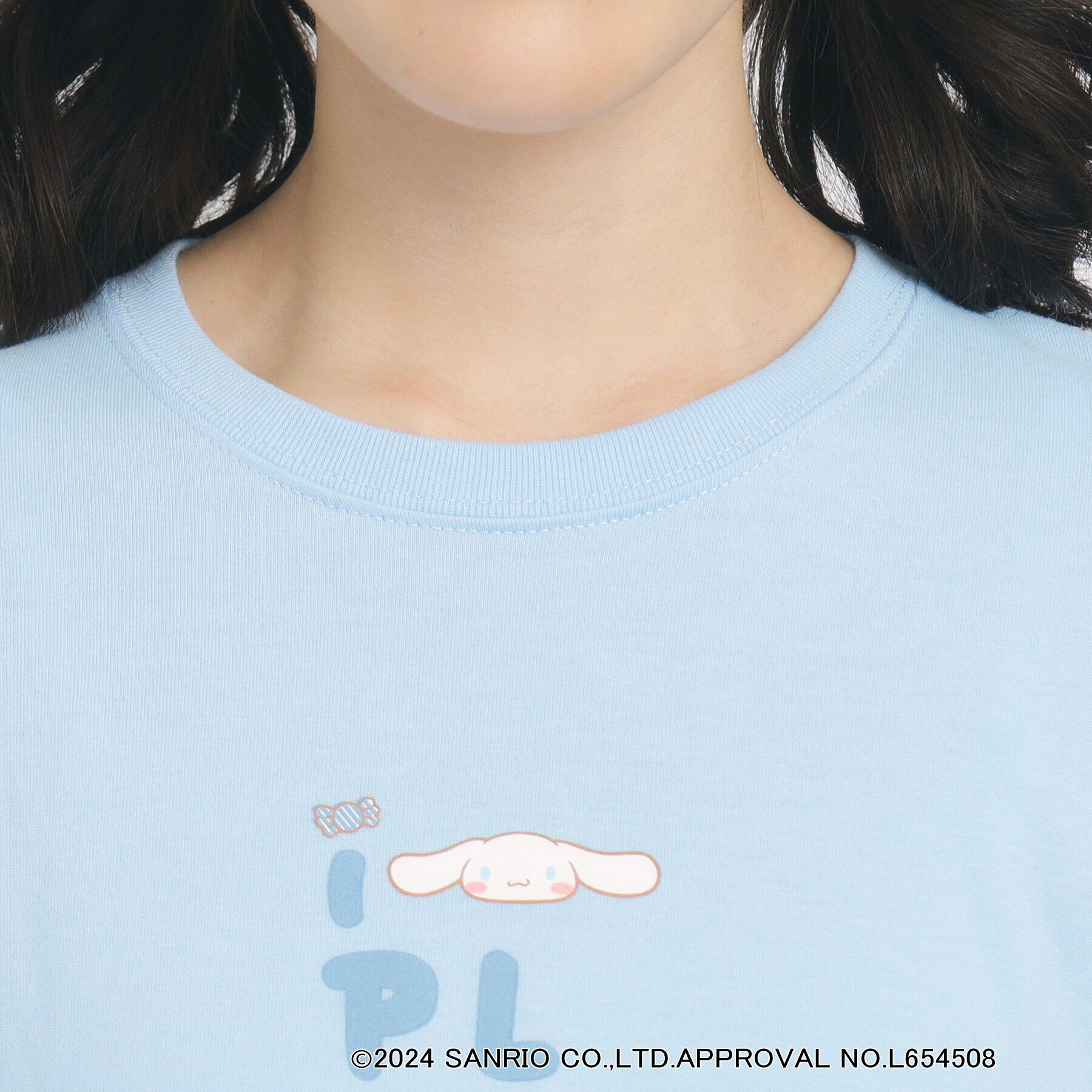 PINK-latte「【サンリオキャラクターズコラボ】バックプリントロンT」|Tシャツ・カットソー|