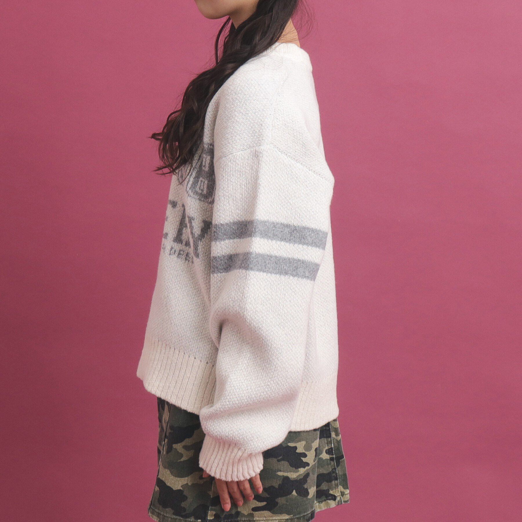 PINK-latte「冬に着たい！ジャカード編モヘヤ調アソートニット」|ニット・セーター|