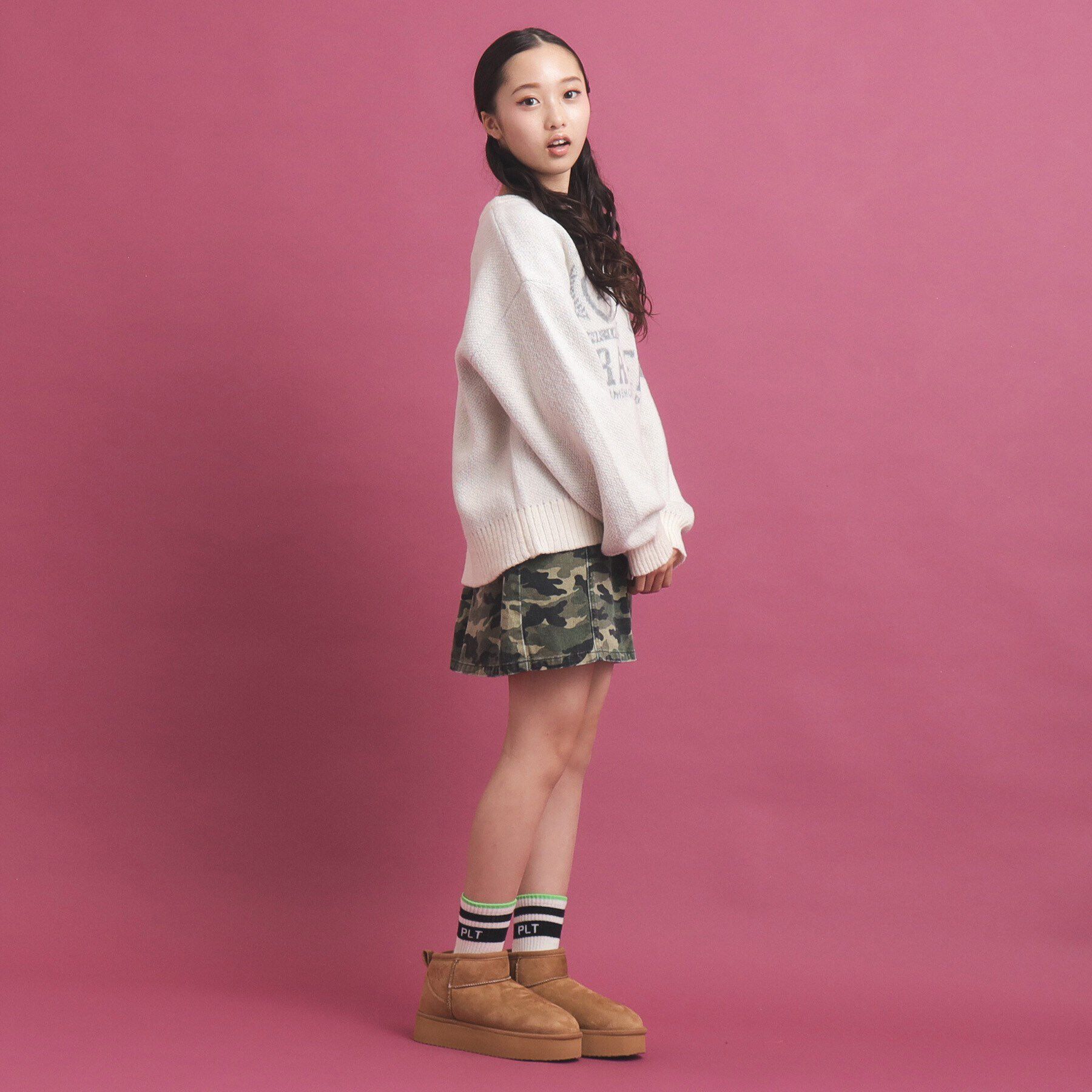 PINK-latte「冬に着たい！ジャカード編モヘヤ調アソートニット」|ニット・セーター|