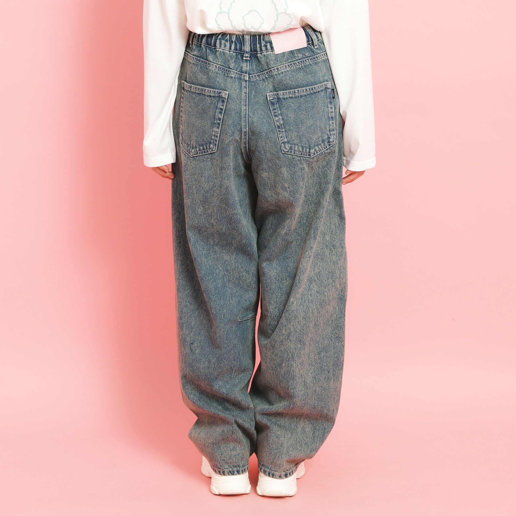 PINK-latte「バレルレッグデニム」|その他|