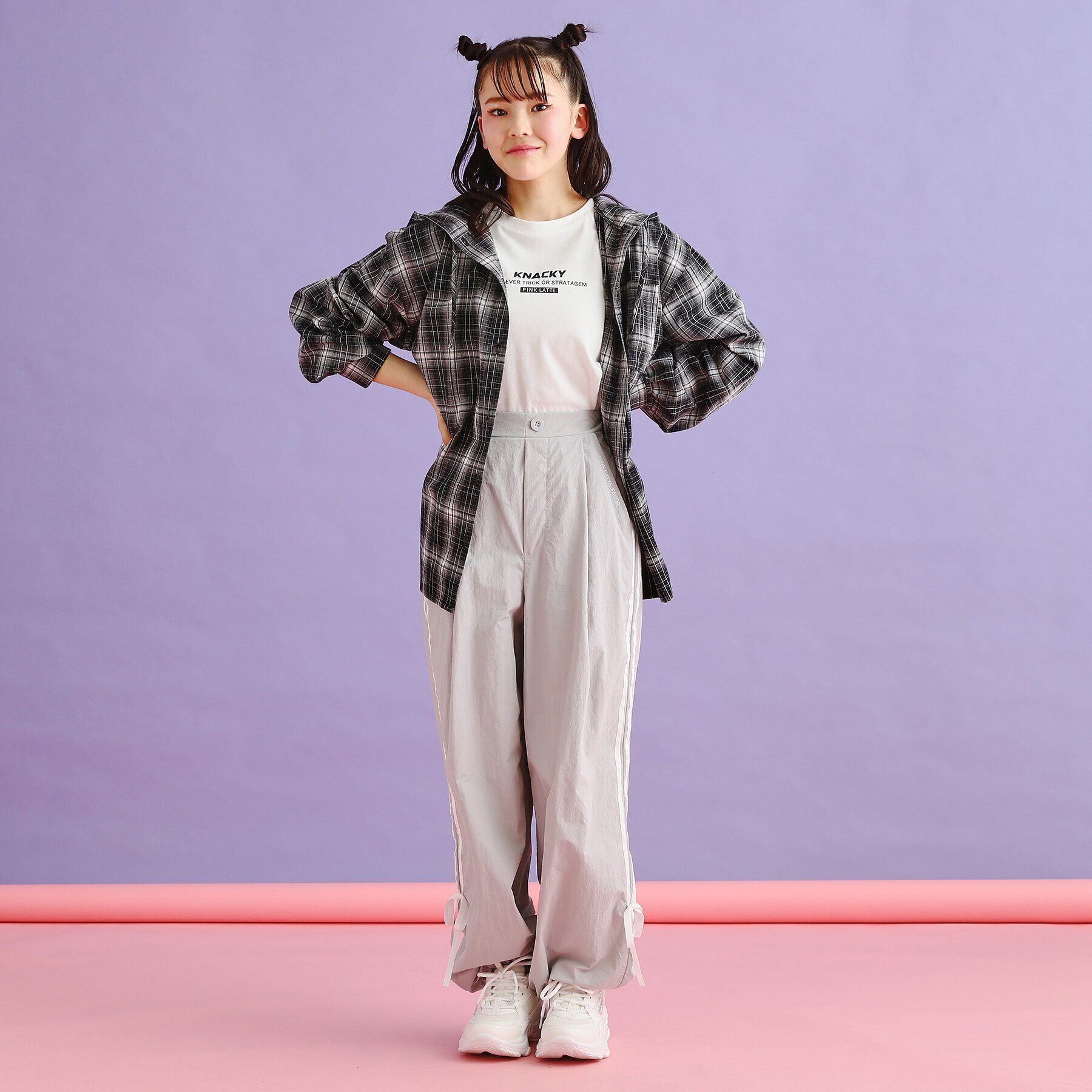 PINK-latte「ラインリボンシャカパンツ」|その他|