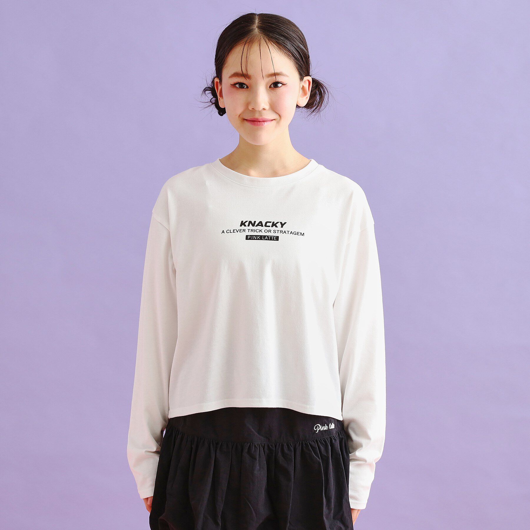 PINK-latte「【SETアイテム】チェックシャツパーカ＋ロンT」|シャツ・ブラウス|