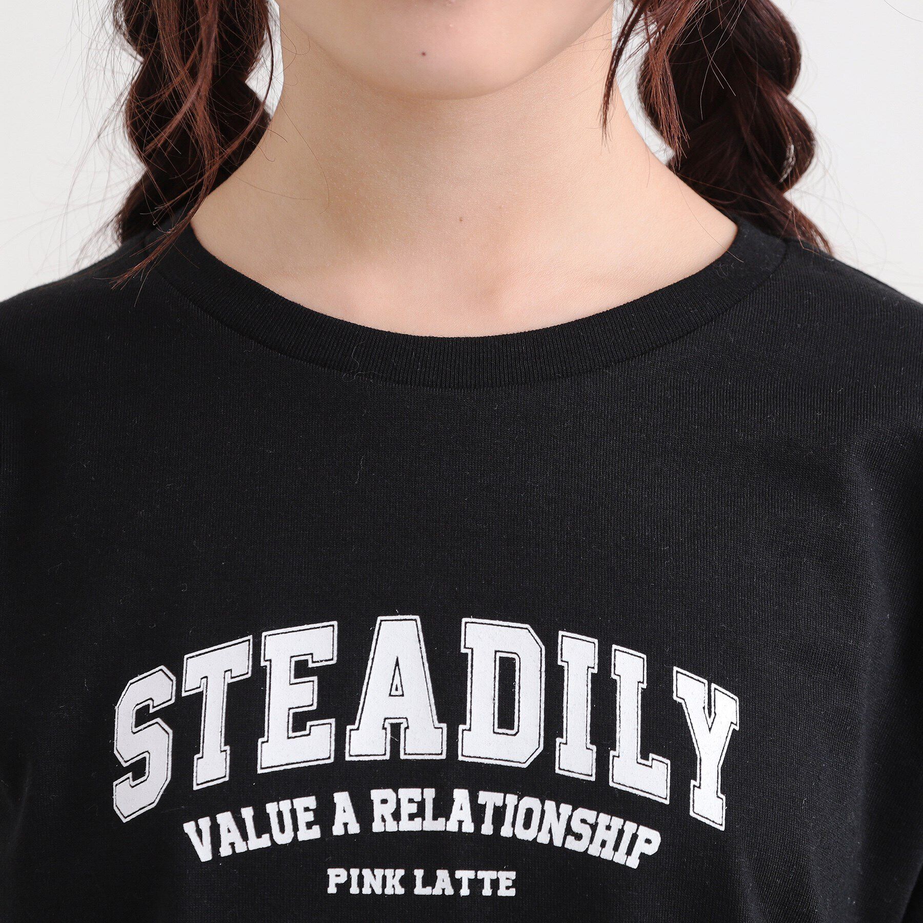 PINK-latte「【セットアイテム】チェックシャツ＋ロンT」|シャツ・ブラウス|