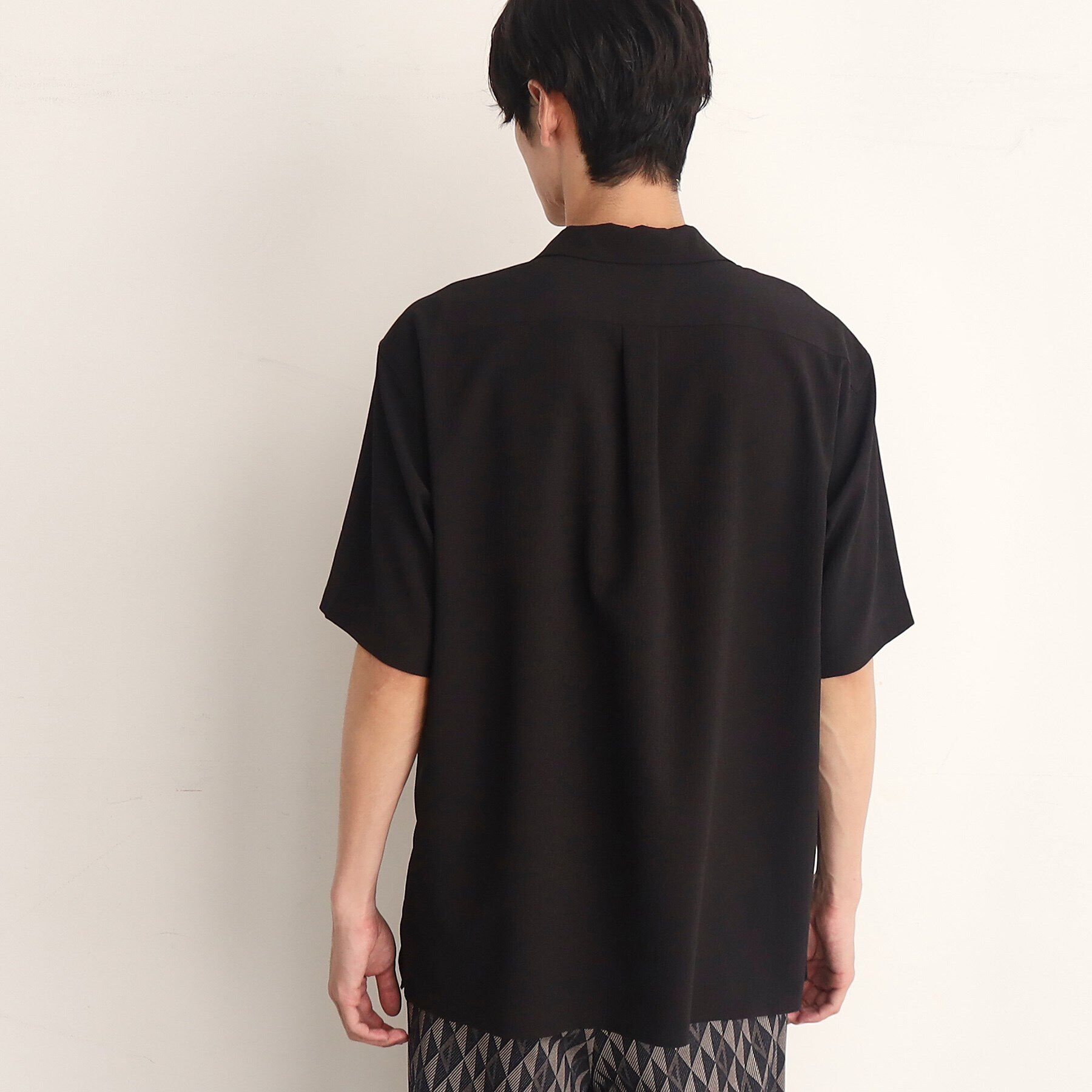 THE SHOP TK「楊柳オープンカラー半袖シャツ」|シャツ・ブラウス|