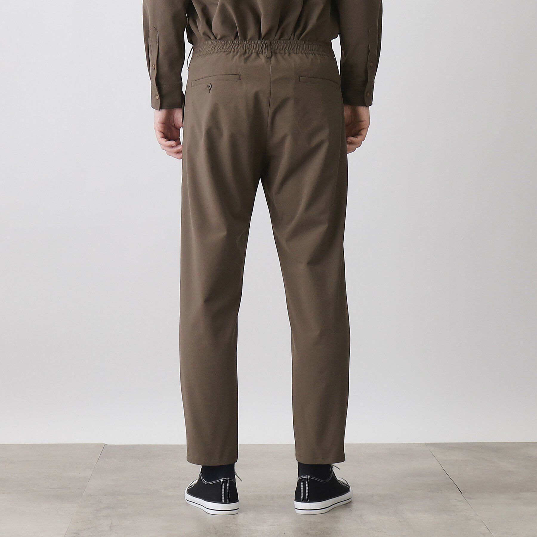 THE SHOP TK「【360&deg;ストレッチ／セットアップ可】リッチポリテーパードイージーパンツ」|その他|