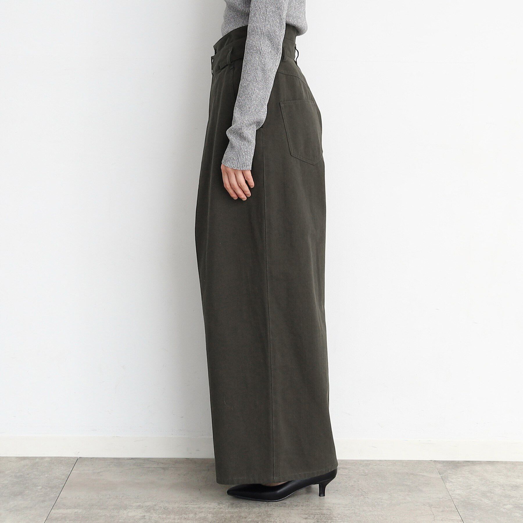 THE SHOP TK「【ヒルナンデス！で紹介】チノタックワイドパンツ /洗える」|その他|