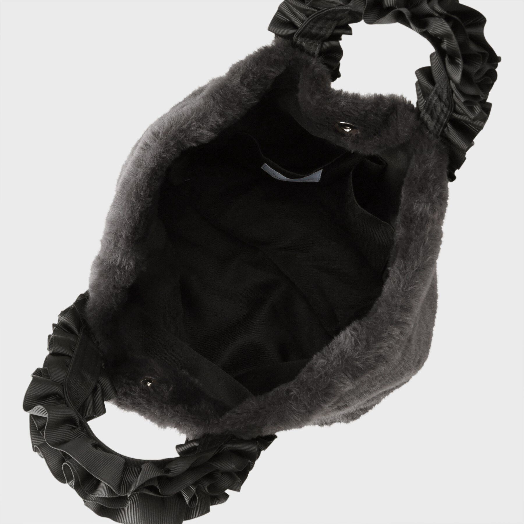 THE SHOP TK「フリルファーハンドバッグ」|ハンドバッグ|