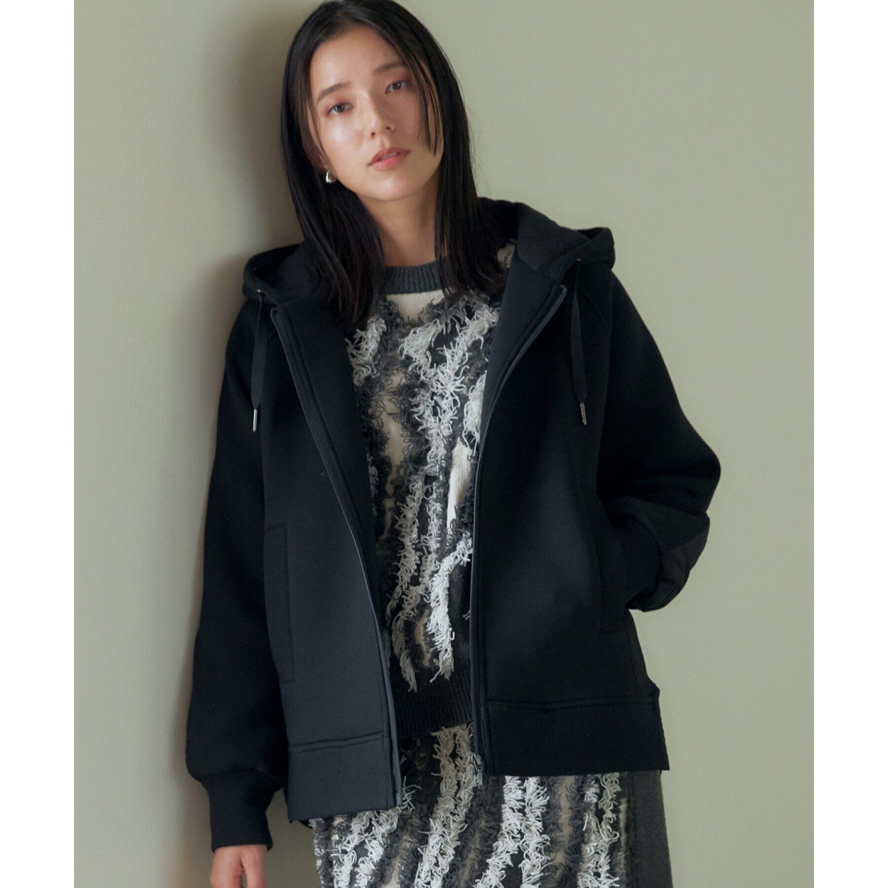 THE SHOP TK「【洗えるアウター】ダンボール&times;中綿キルトジャケット」|ブルゾン・スタジャン|