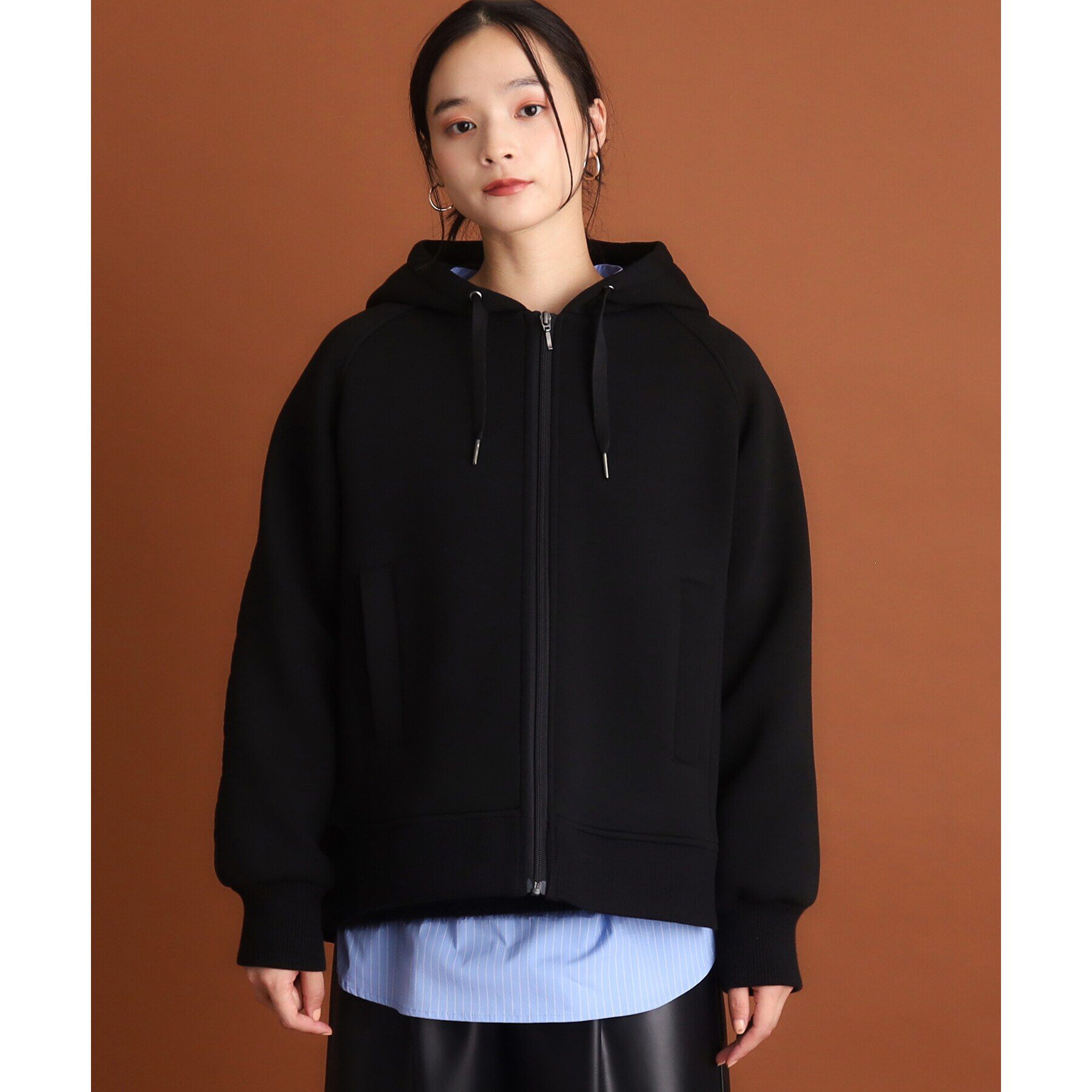 THE SHOP TK「【洗えるアウター】ダンボール&times;中綿キルトジャケット」|ブルゾン・スタジャン|