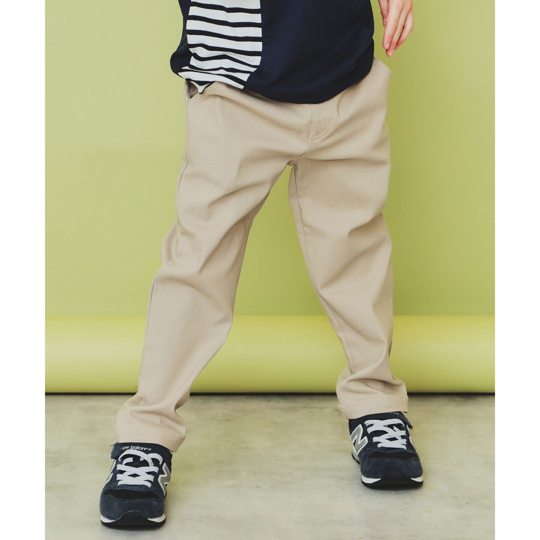 THE SHOP TK「【100-160】のびーるストレートパンツ/洗濯機OK」|その他|