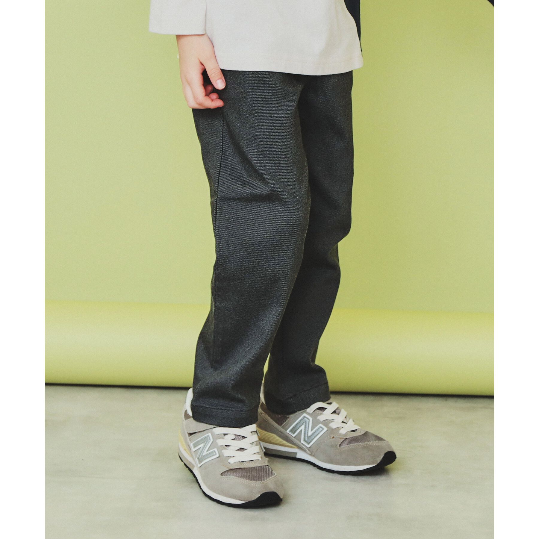 THE SHOP TK「【100-160】のびーるストレートパンツ/洗濯機OK」|その他|