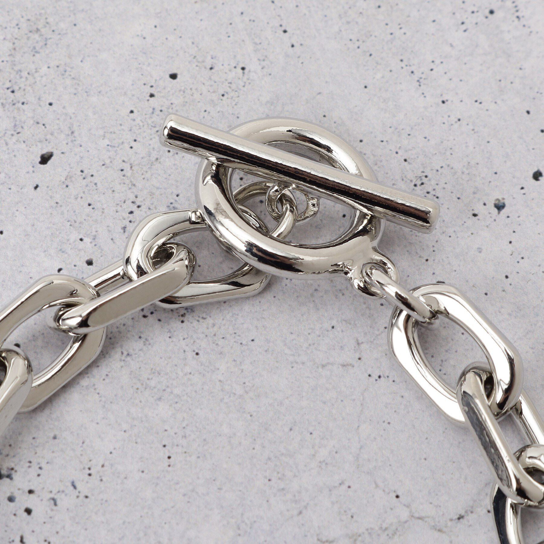 THE SHOP TK「シンプルアソートブレスレット シルバー／ブラック」|ブレスレット・バングル|