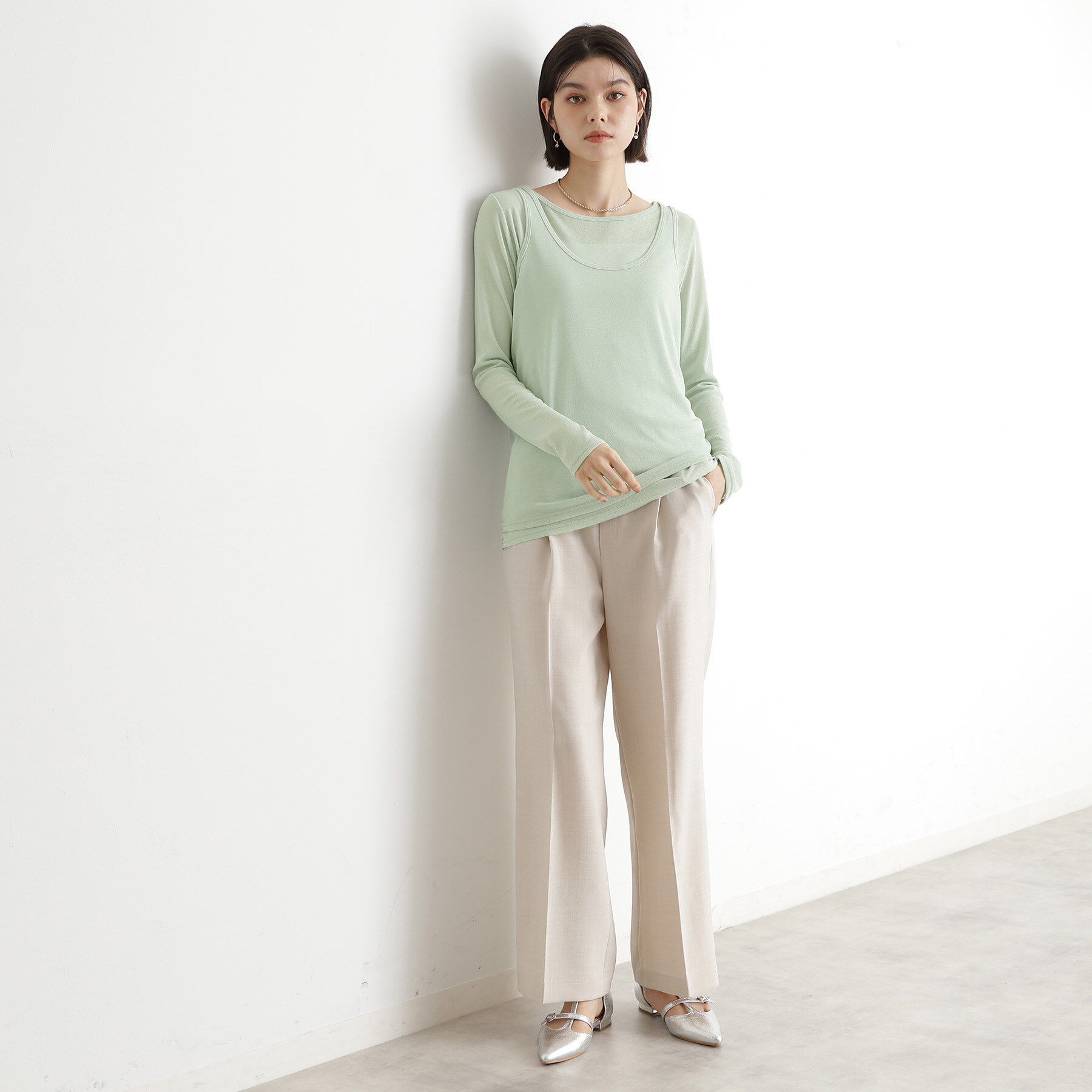 THE SHOP TK「シアーフライスレイヤード　【セットアイテム】」|Tシャツ・カットソー|