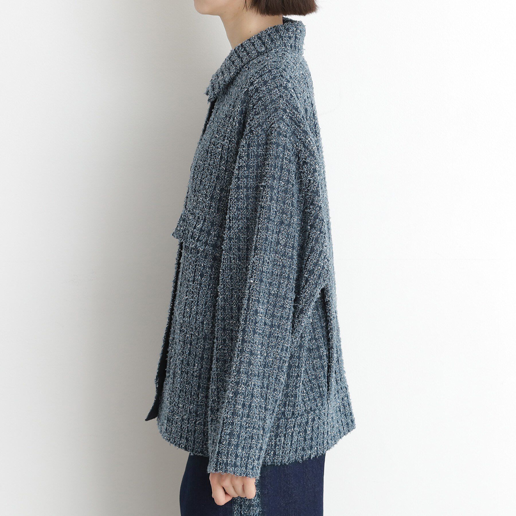 THE SHOP TK「ジャカードデニムジャケット【洗える】」|デニムジャケット|