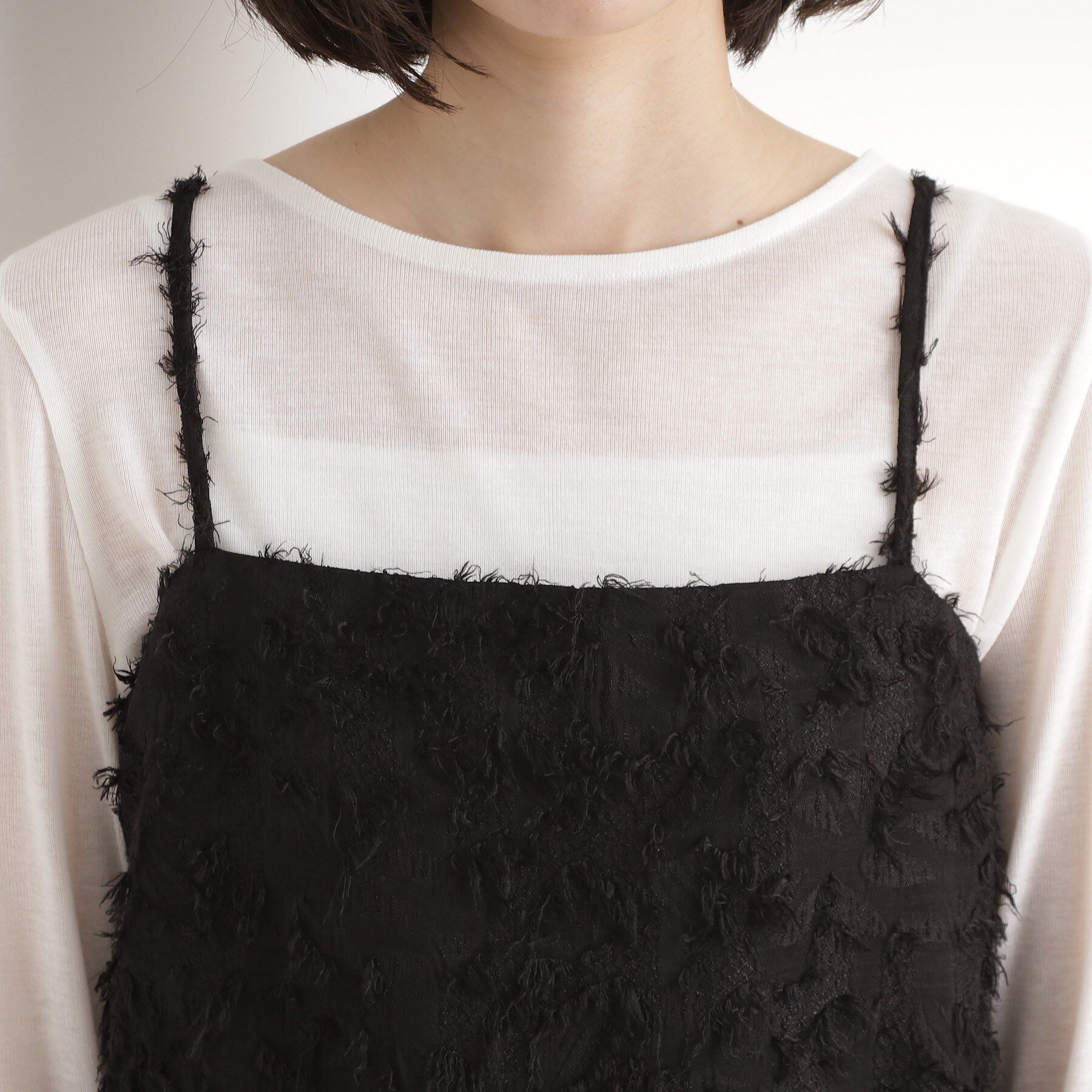 THE SHOP TK「シアーフライスセットビスチェ【洗える】」|その他|