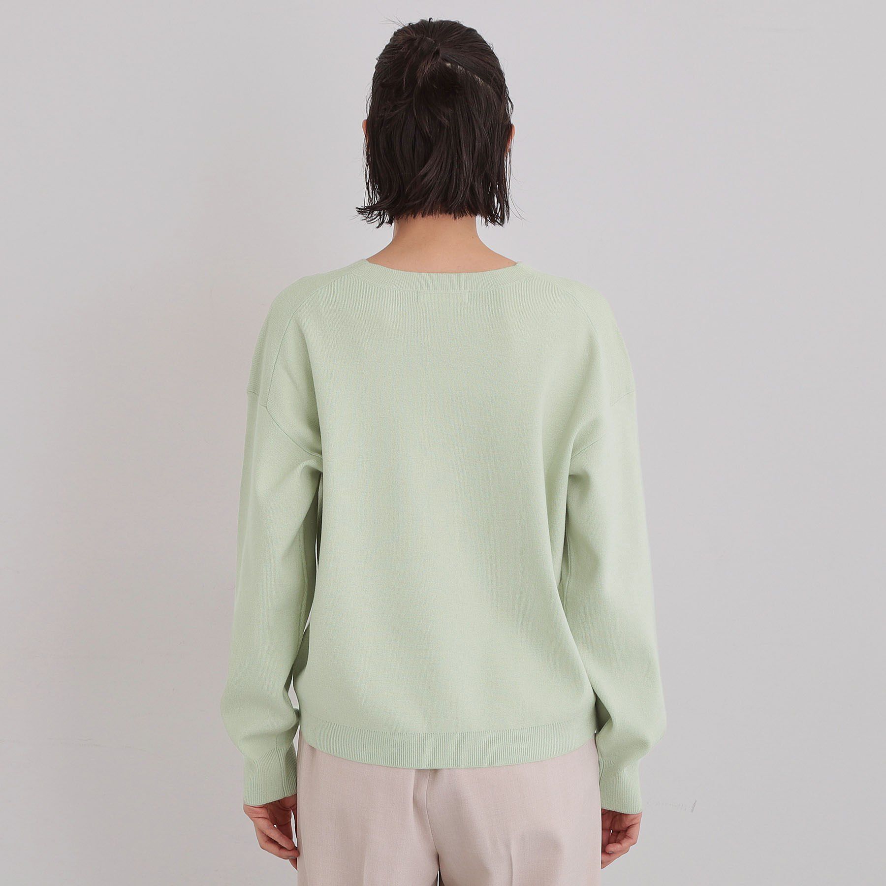 THE SHOP TK「【上品見えが叶う】Vネックニット/蓄熱/毛玉になりにくい/洗濯機OK」|ニット・セーター|