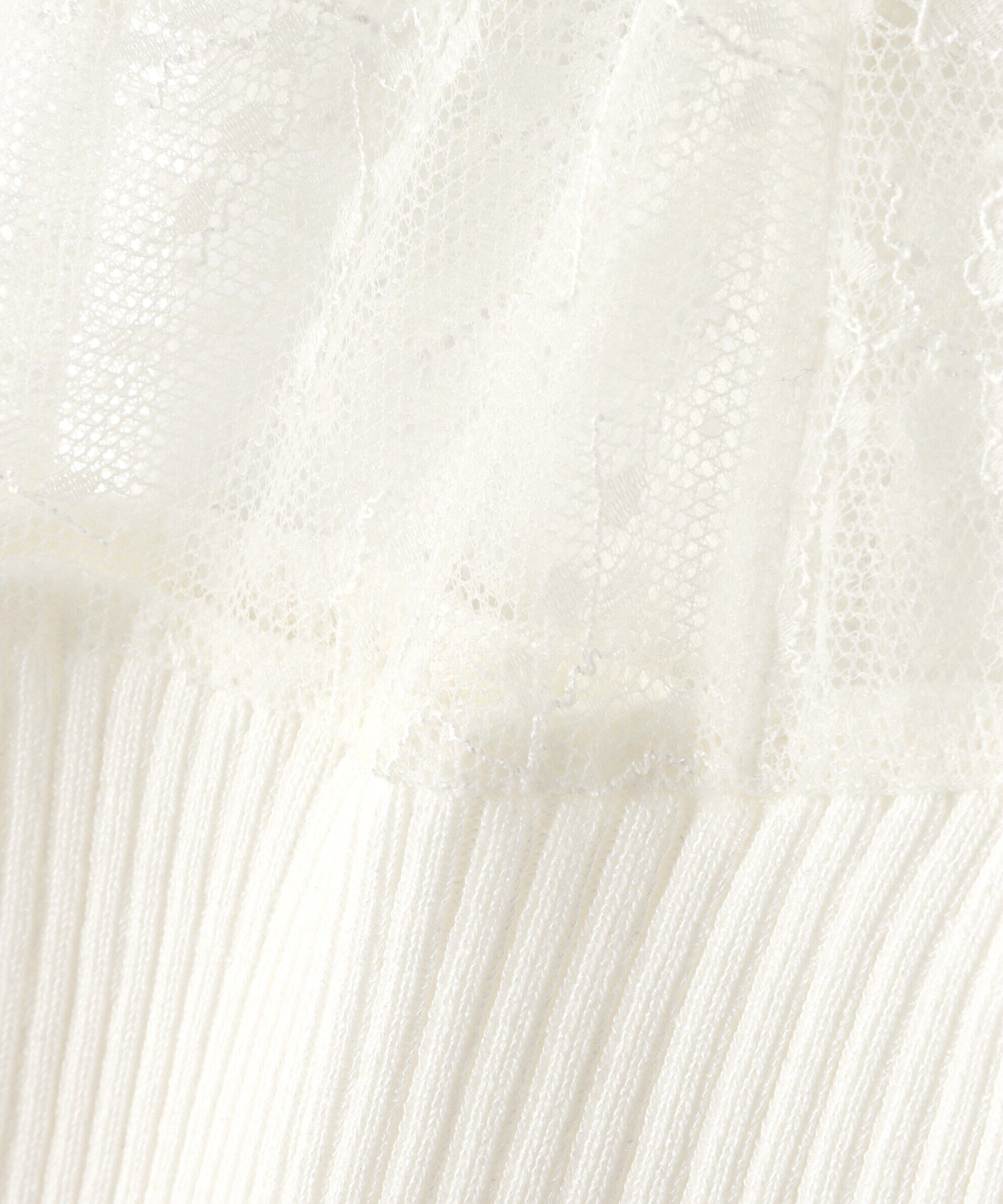  「コンパクトレースニットキャミソール」|ニット・セーター|