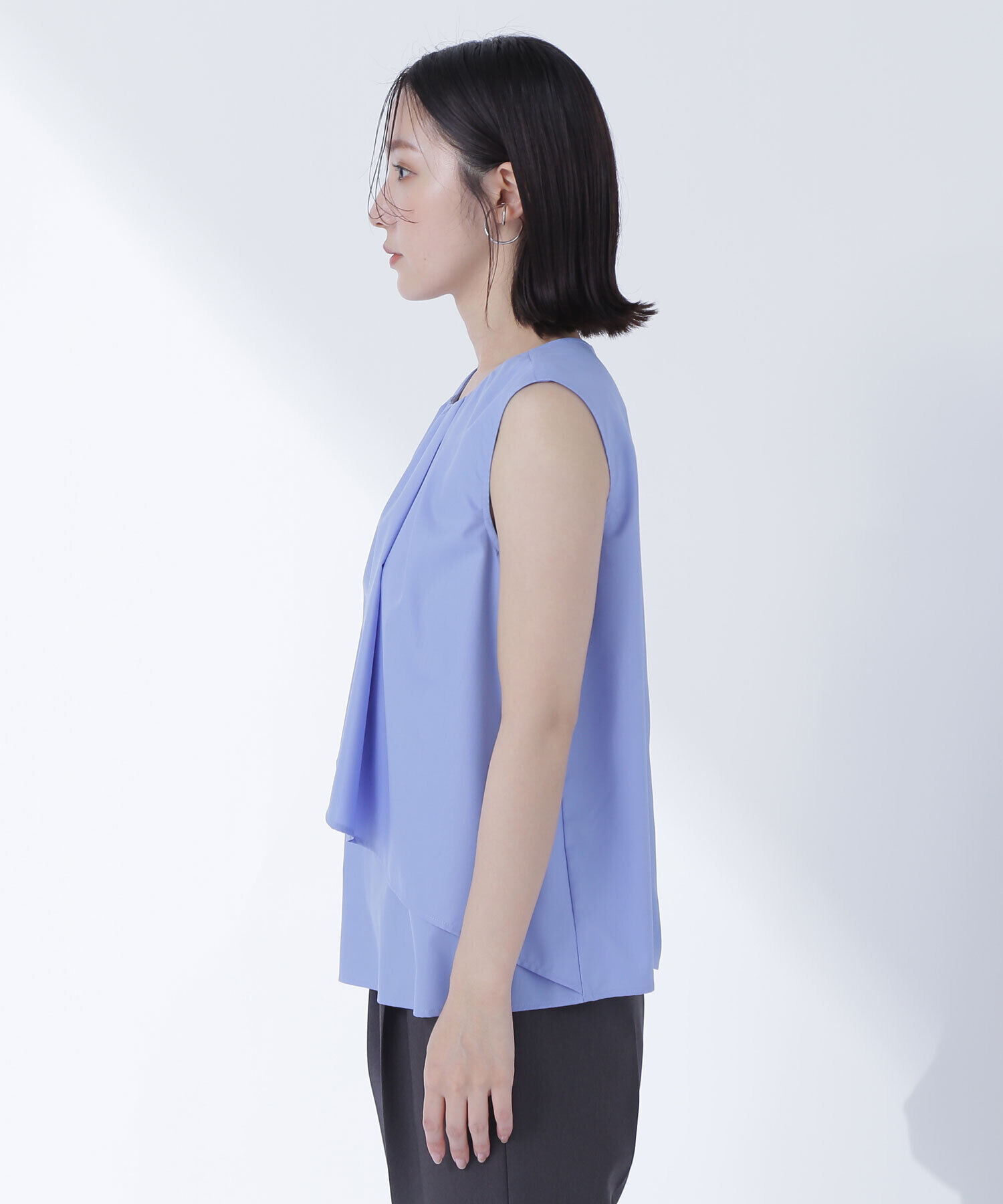  「ラップドレープブラウス」|シャツ・ブラウス|