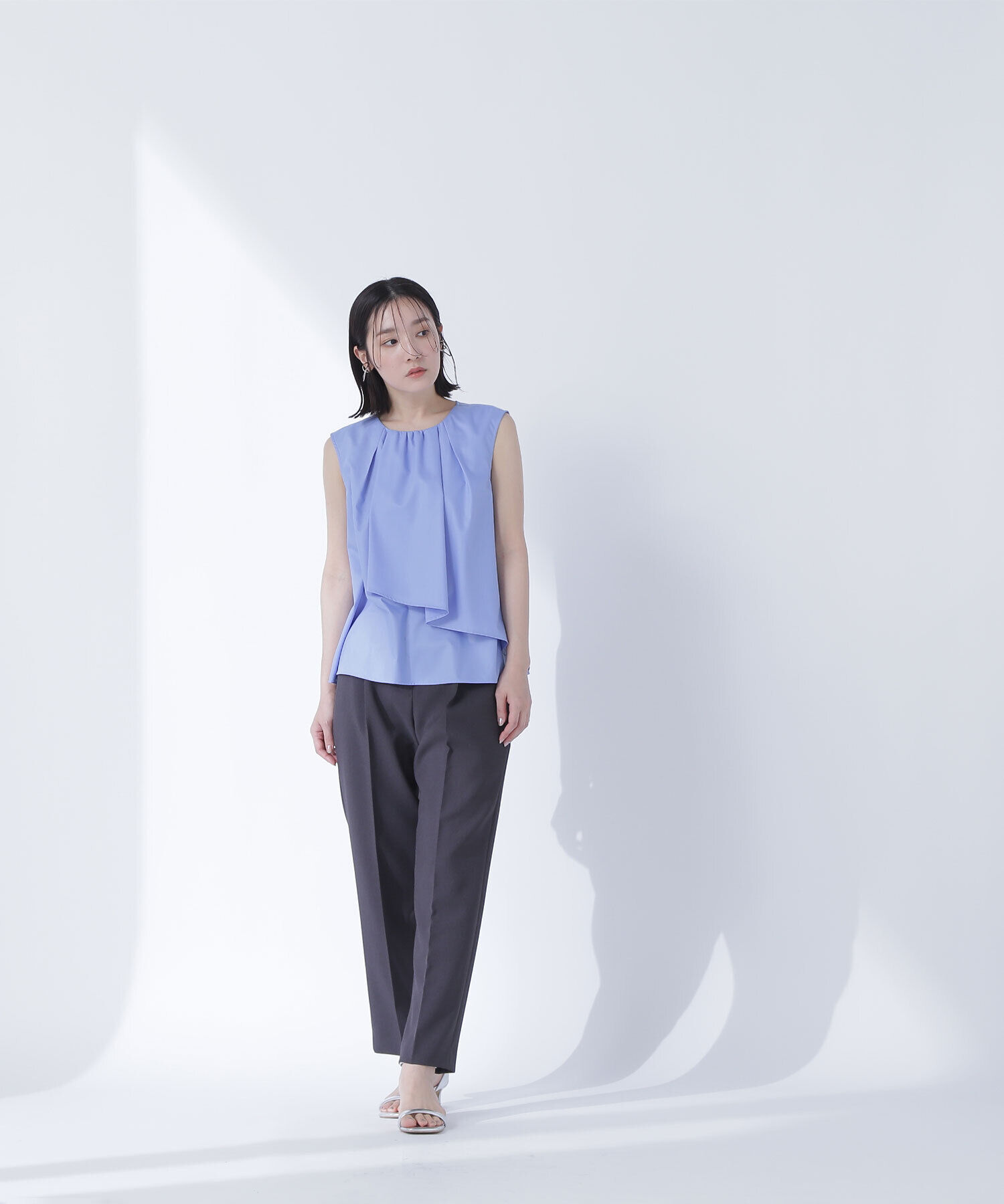  「ラップドレープブラウス」|シャツ・ブラウス|