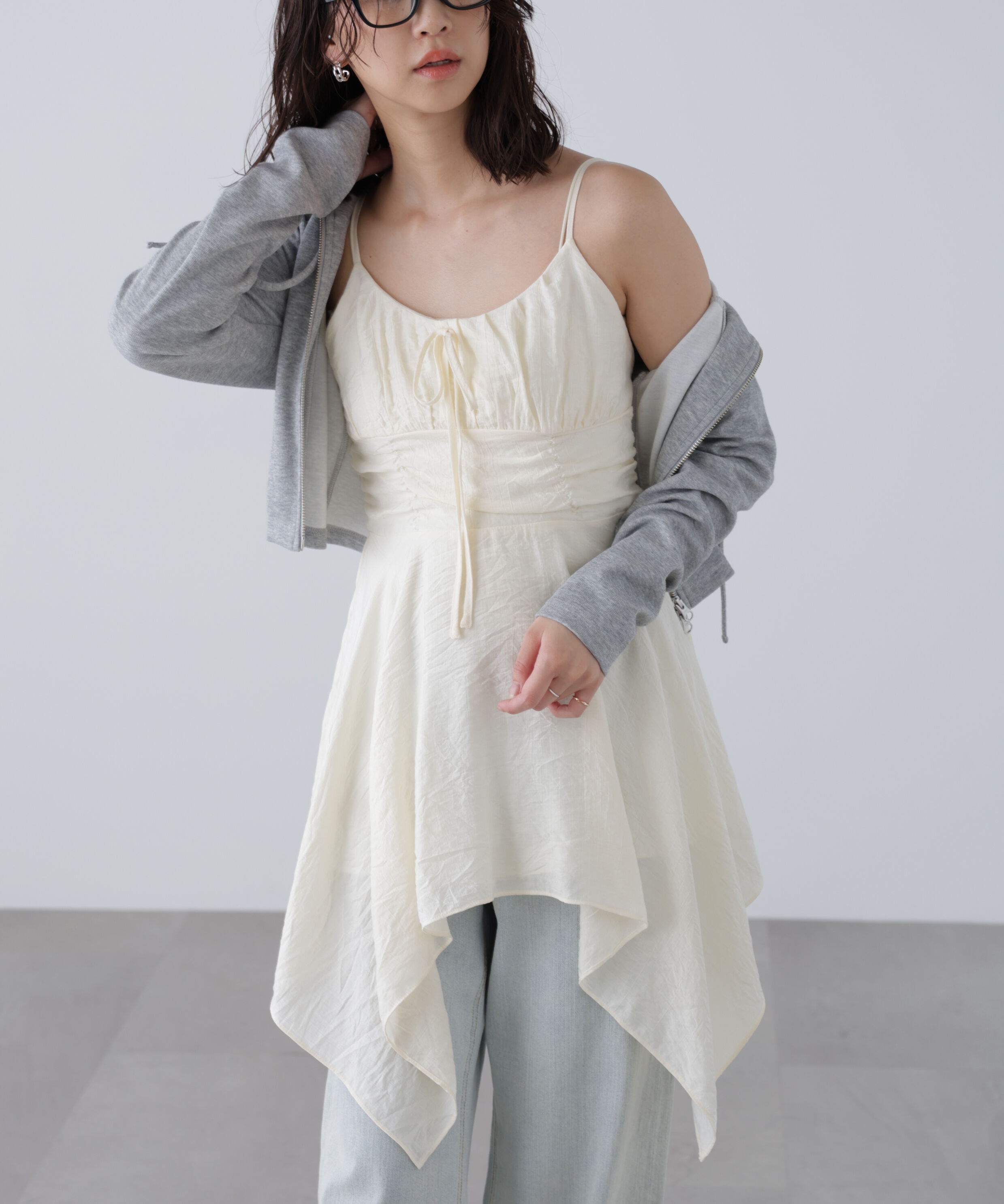  「イレヘムチュニックキャミワンピース」|ワンピース|オフ