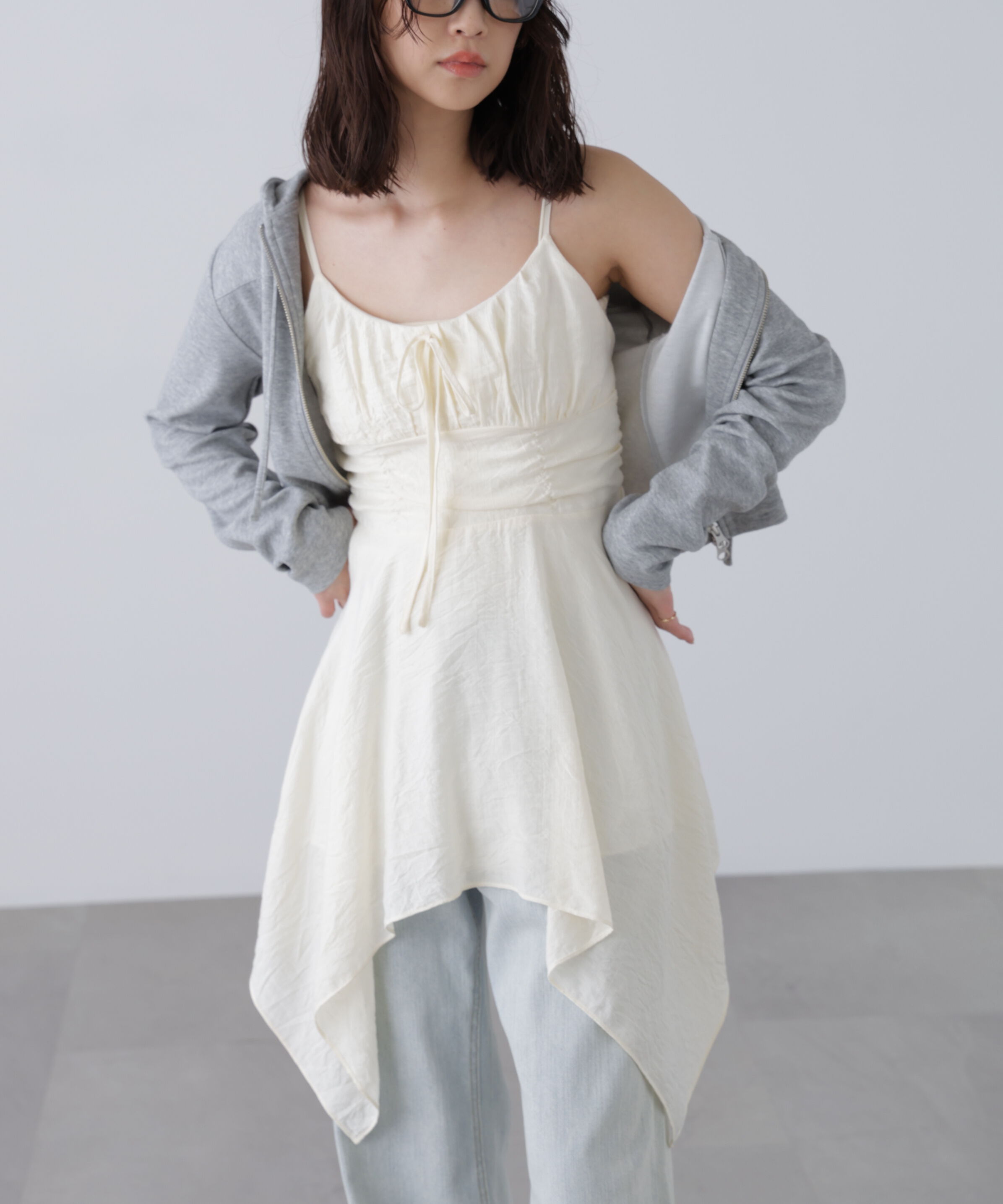  「イレヘムチュニックキャミワンピース」|ワンピース|