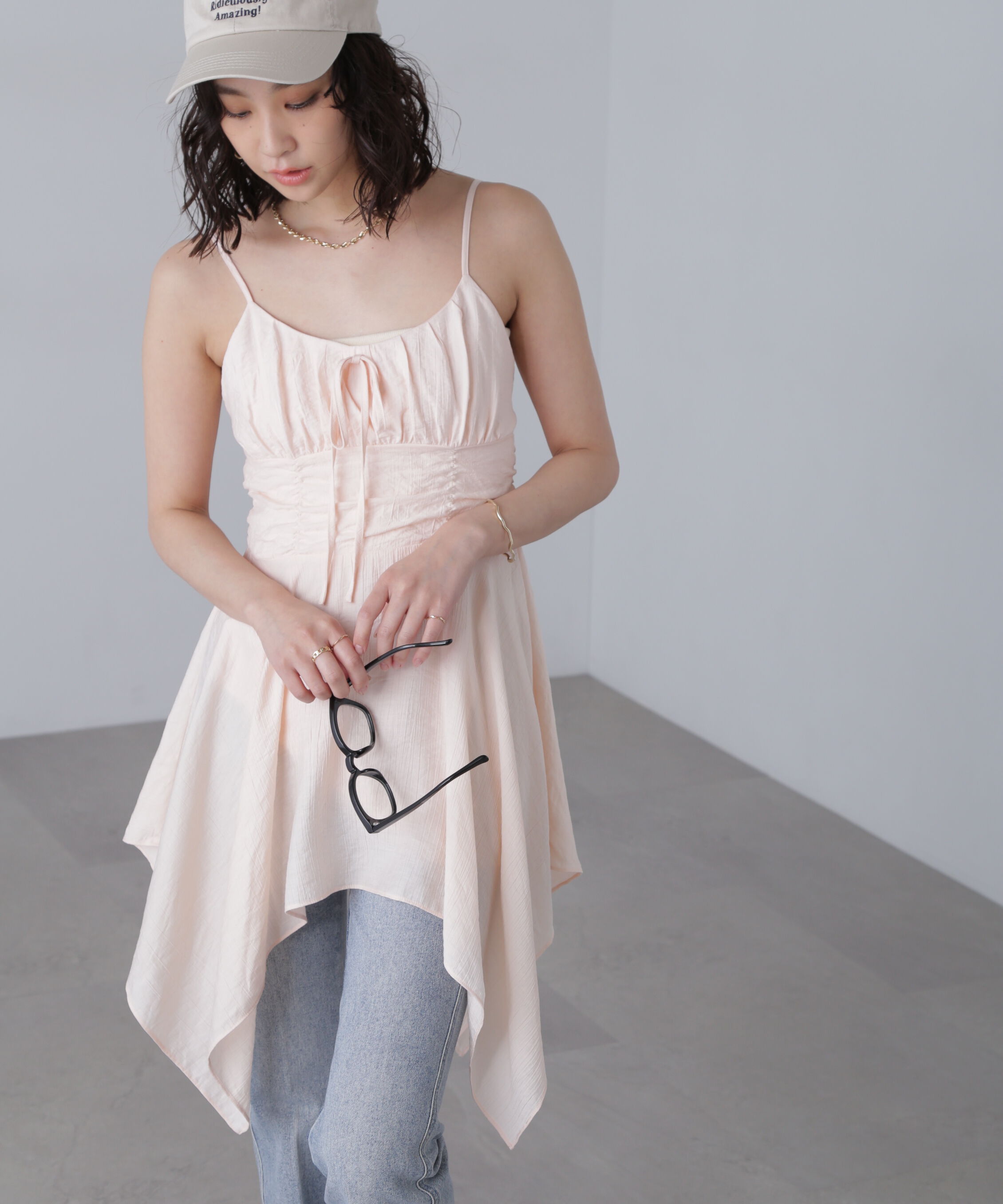  「イレヘムチュニックキャミワンピース」|ワンピース|