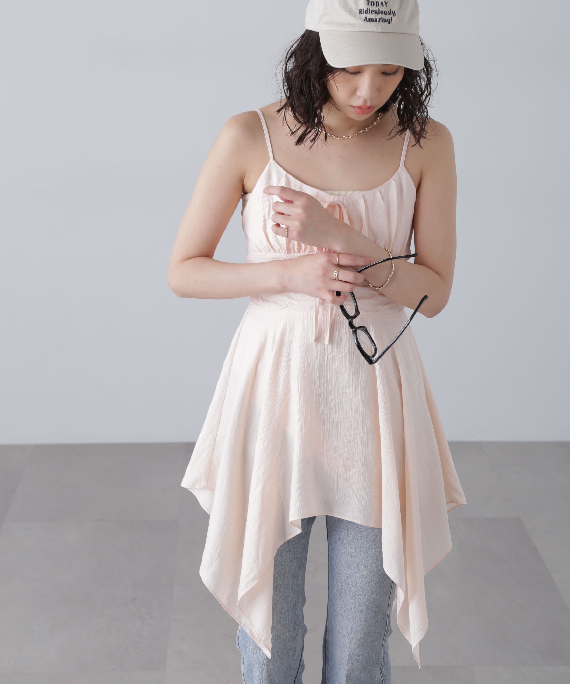  「イレヘムチュニックキャミワンピース」|ワンピース|