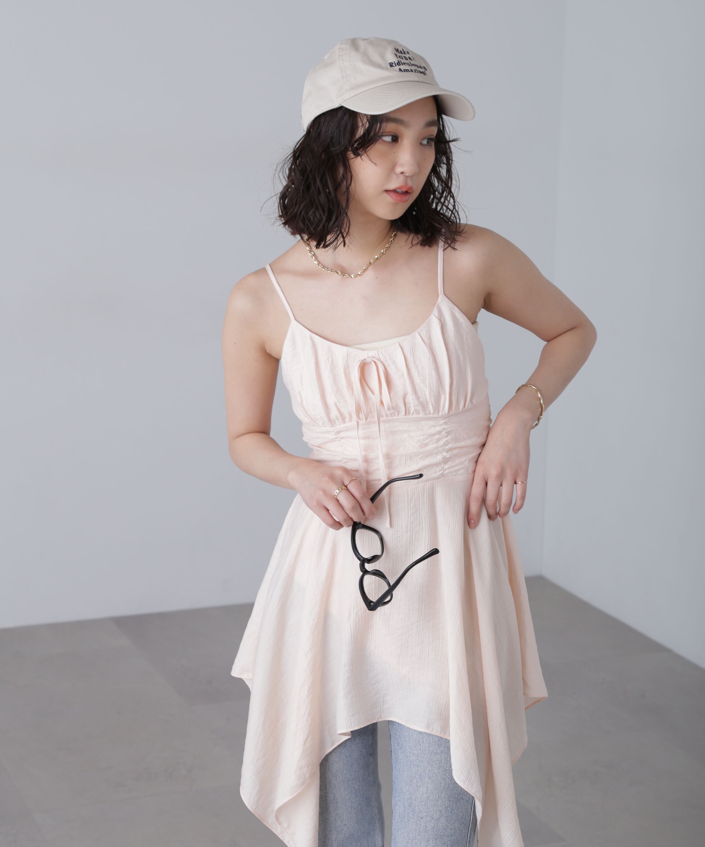  「イレヘムチュニックキャミワンピース」|ワンピース|