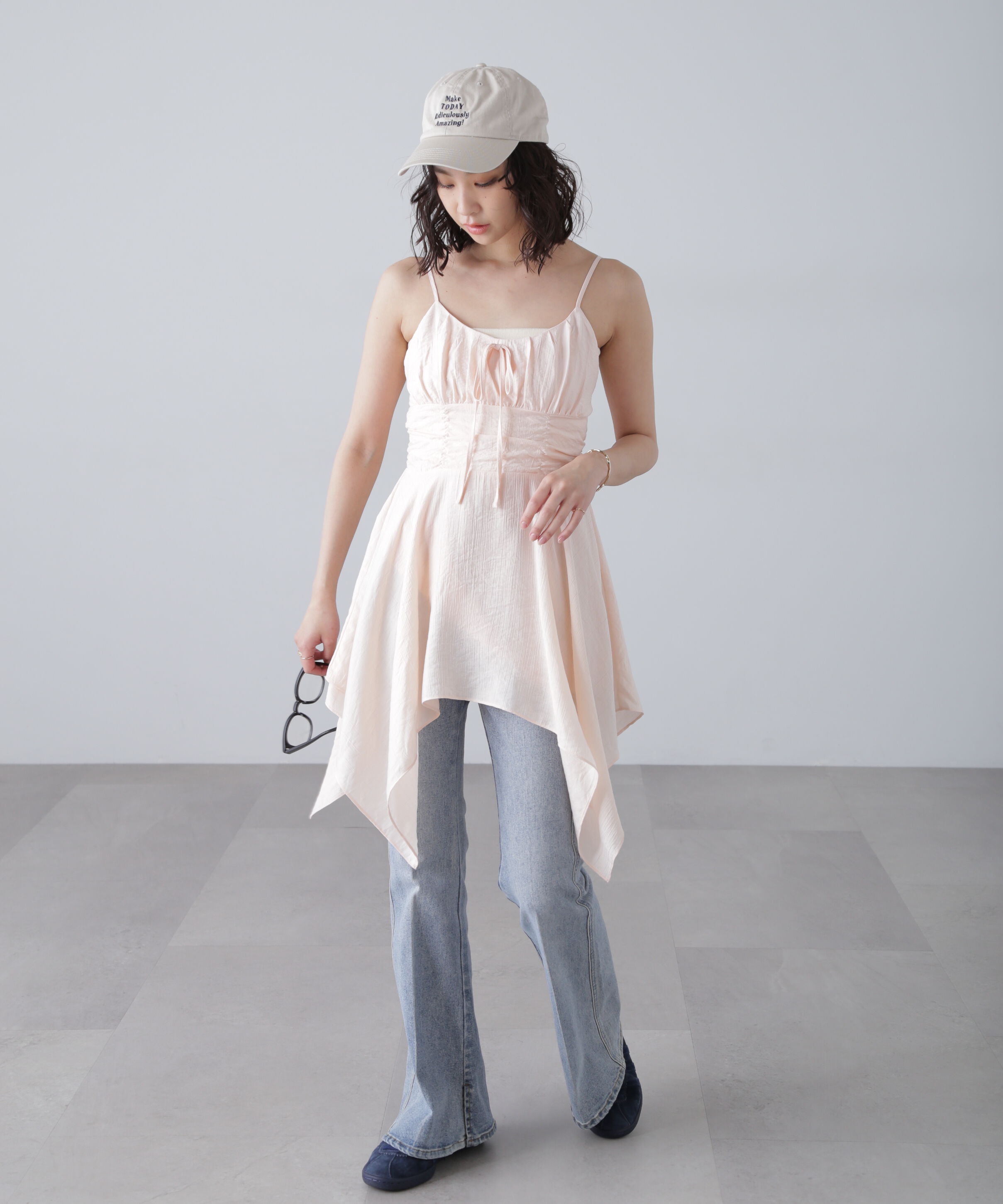  「イレヘムチュニックキャミワンピース」|ワンピース|