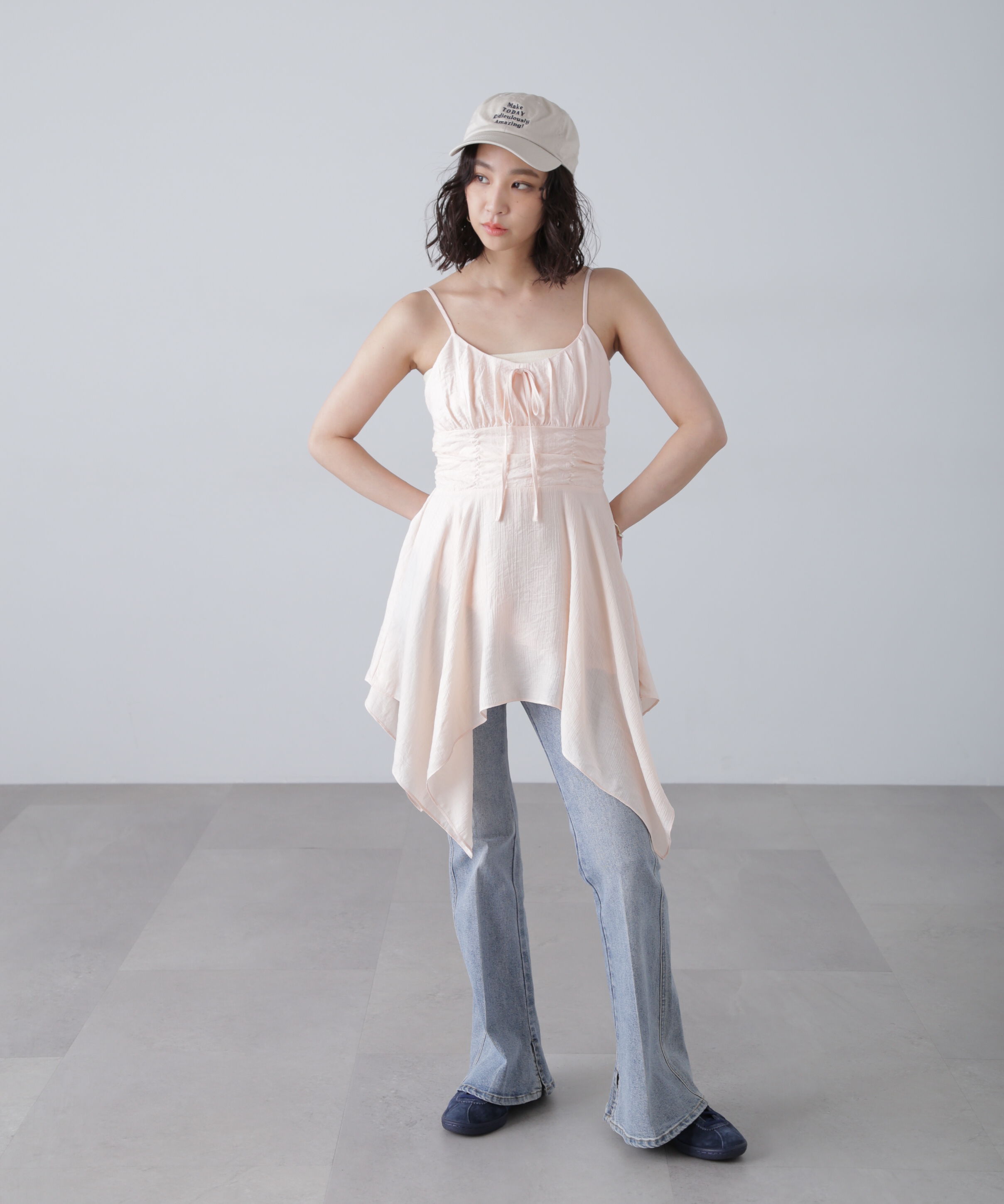  「イレヘムチュニックキャミワンピース」|ワンピース|