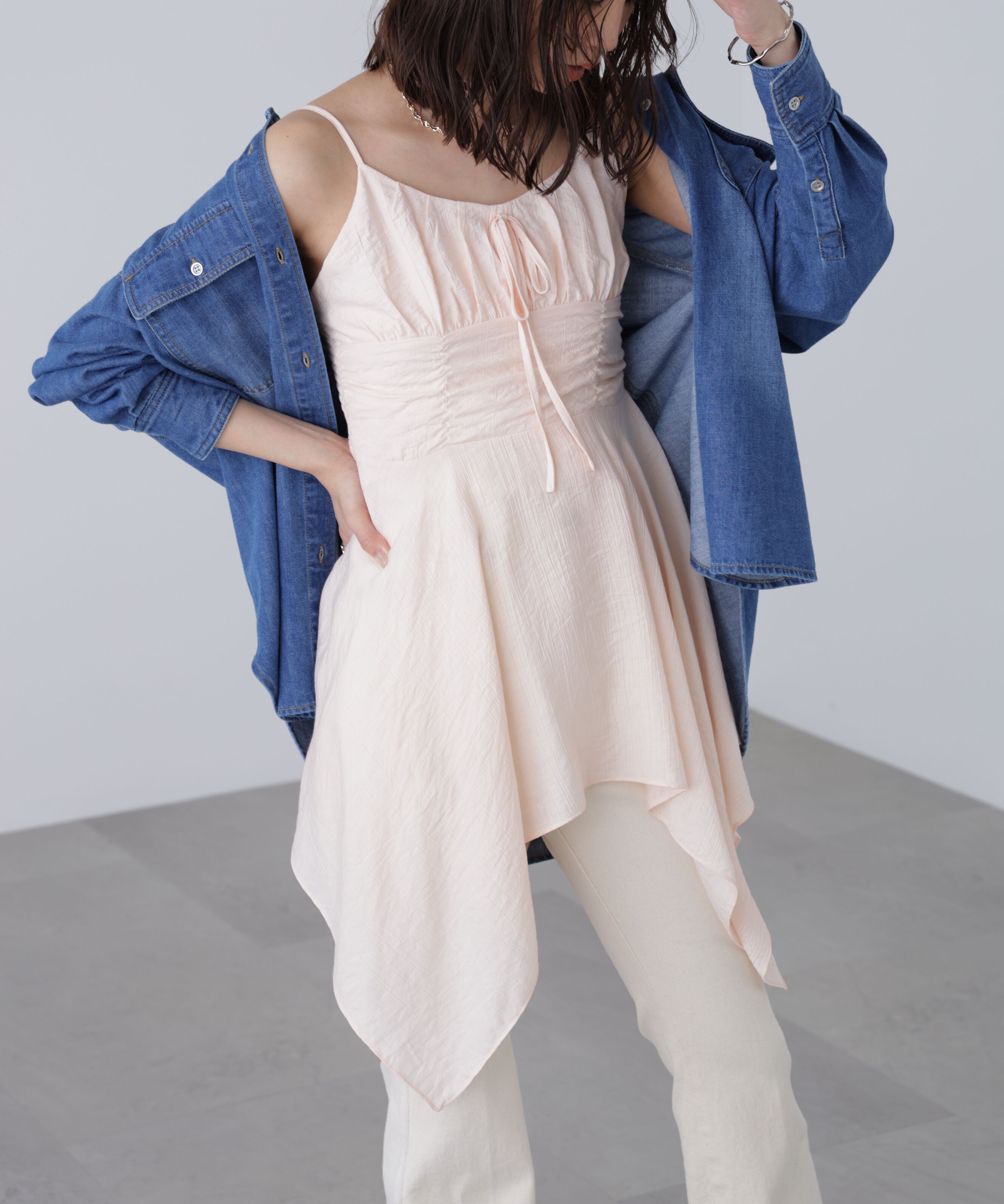  「イレヘムチュニックキャミワンピース」|ワンピース|