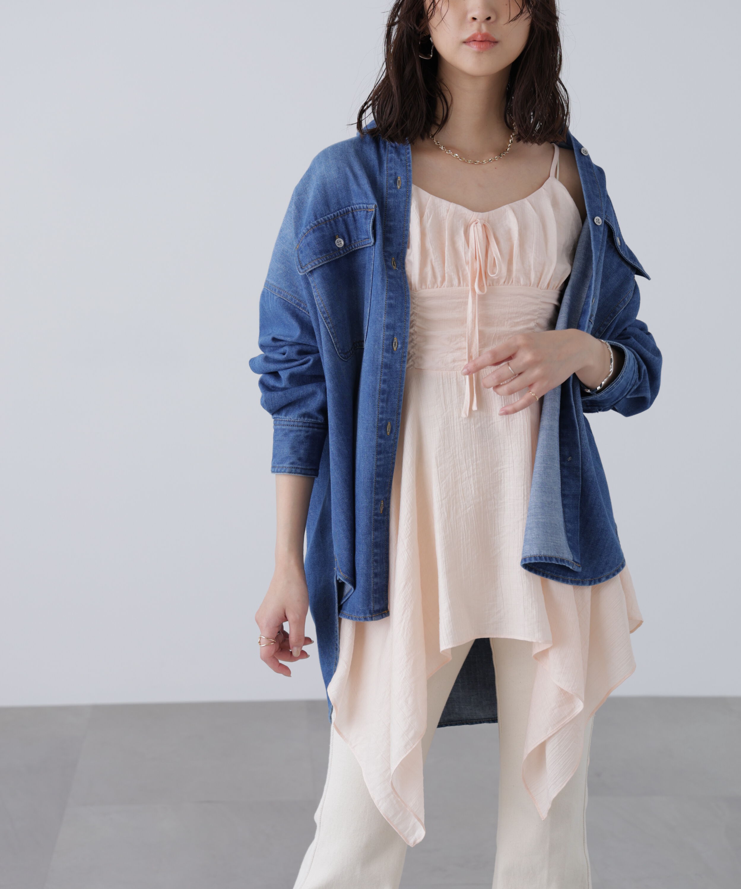  「イレヘムチュニックキャミワンピース」|ワンピース|