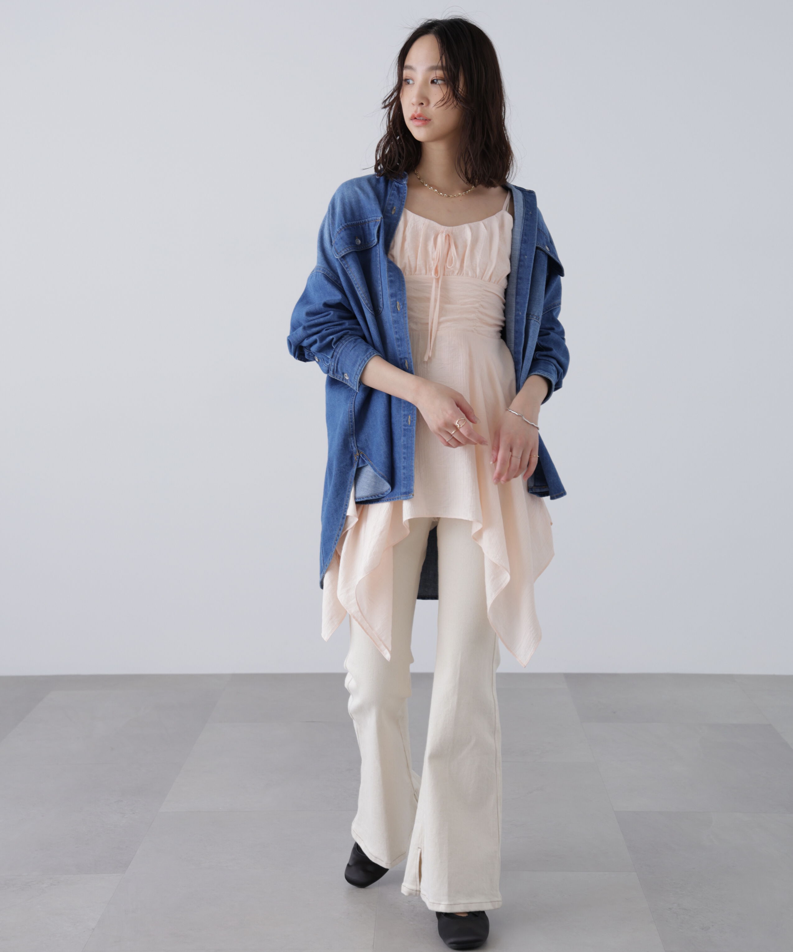  「イレヘムチュニックキャミワンピース」|ワンピース|