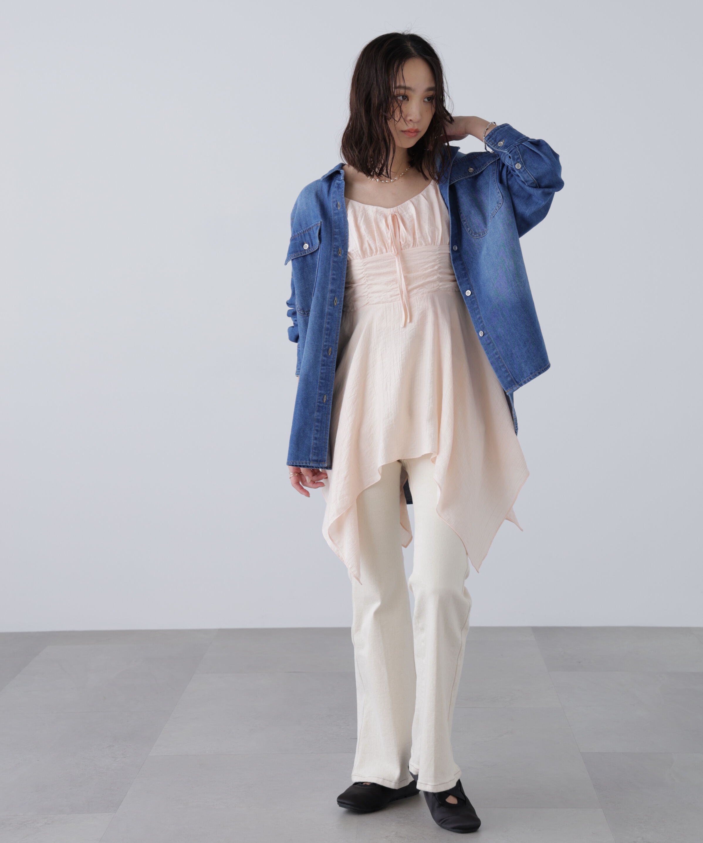  「イレヘムチュニックキャミワンピース」|ワンピース|