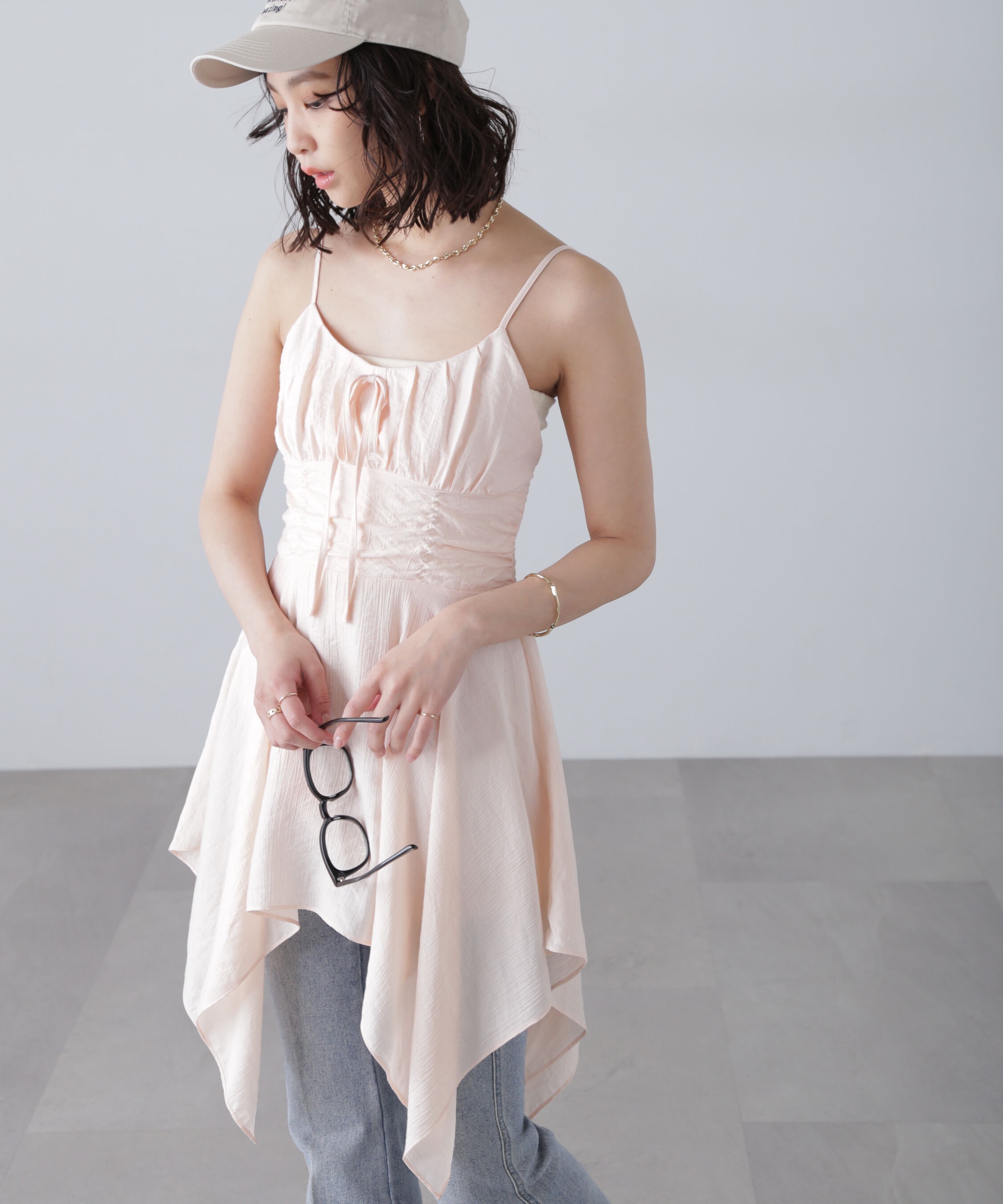  「イレヘムチュニックキャミワンピース」|ワンピース|