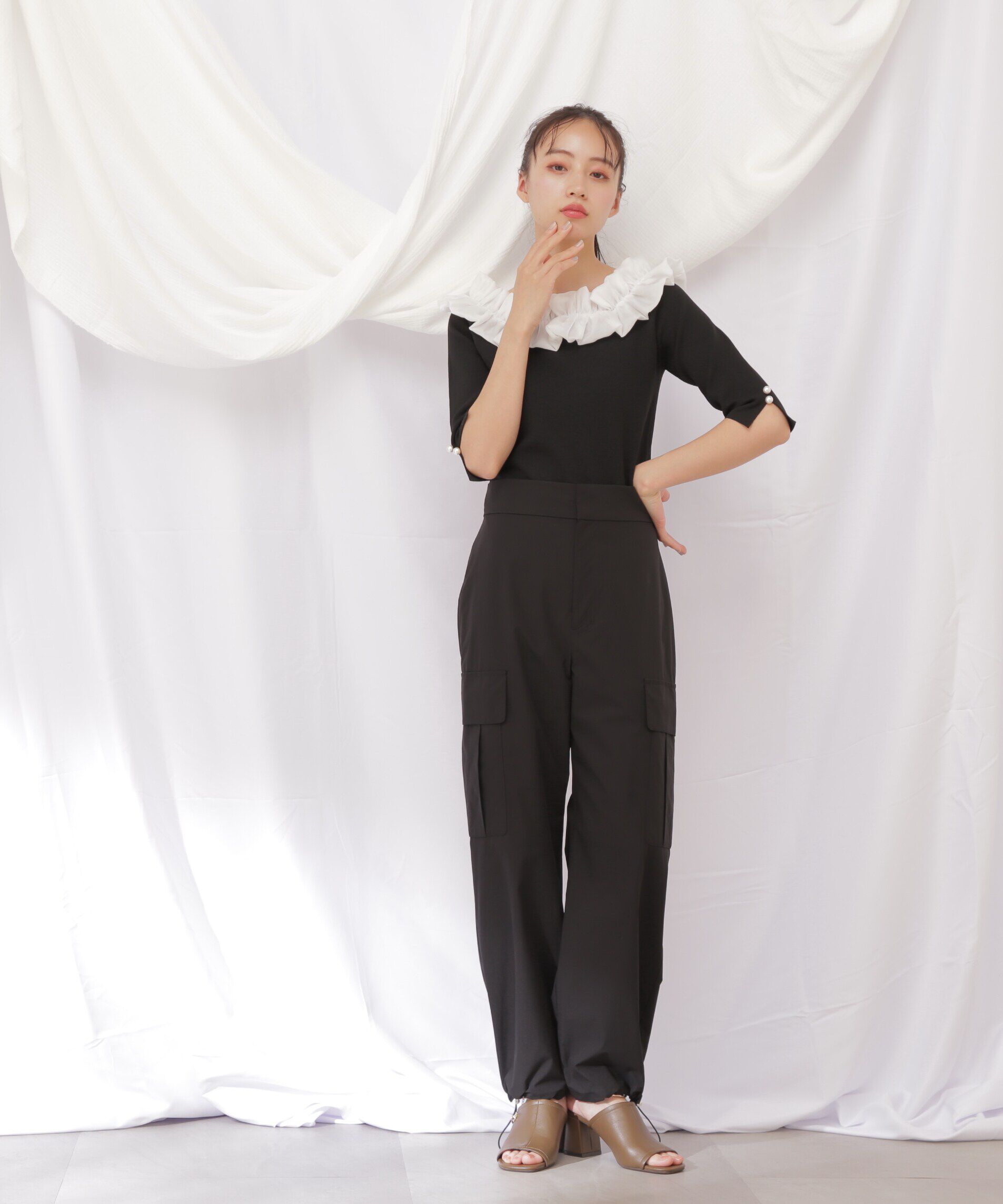  「◇ホイップフリルlittle knit」|ニット・セーター|