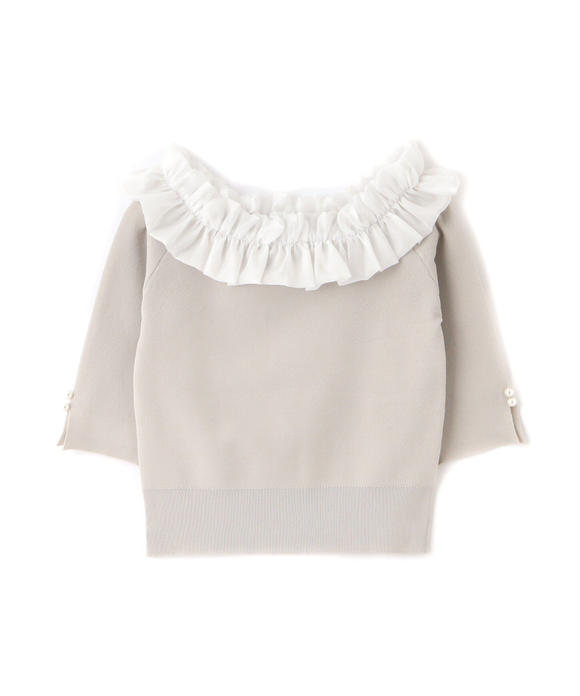  「◇ホイップフリルlittle knit」|ニット・セーター|