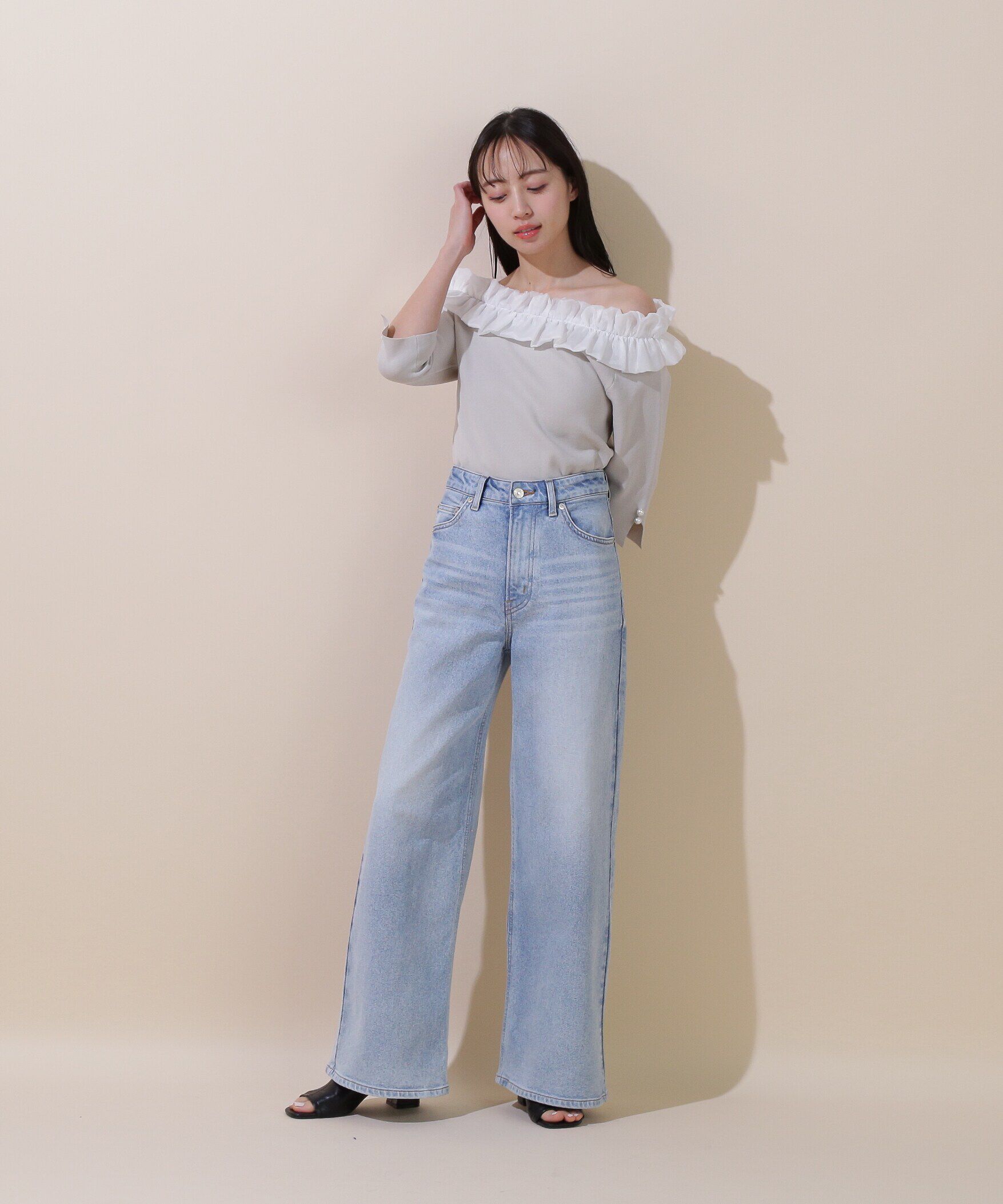  「◇ホイップフリルlittle knit」|ニット・セーター|