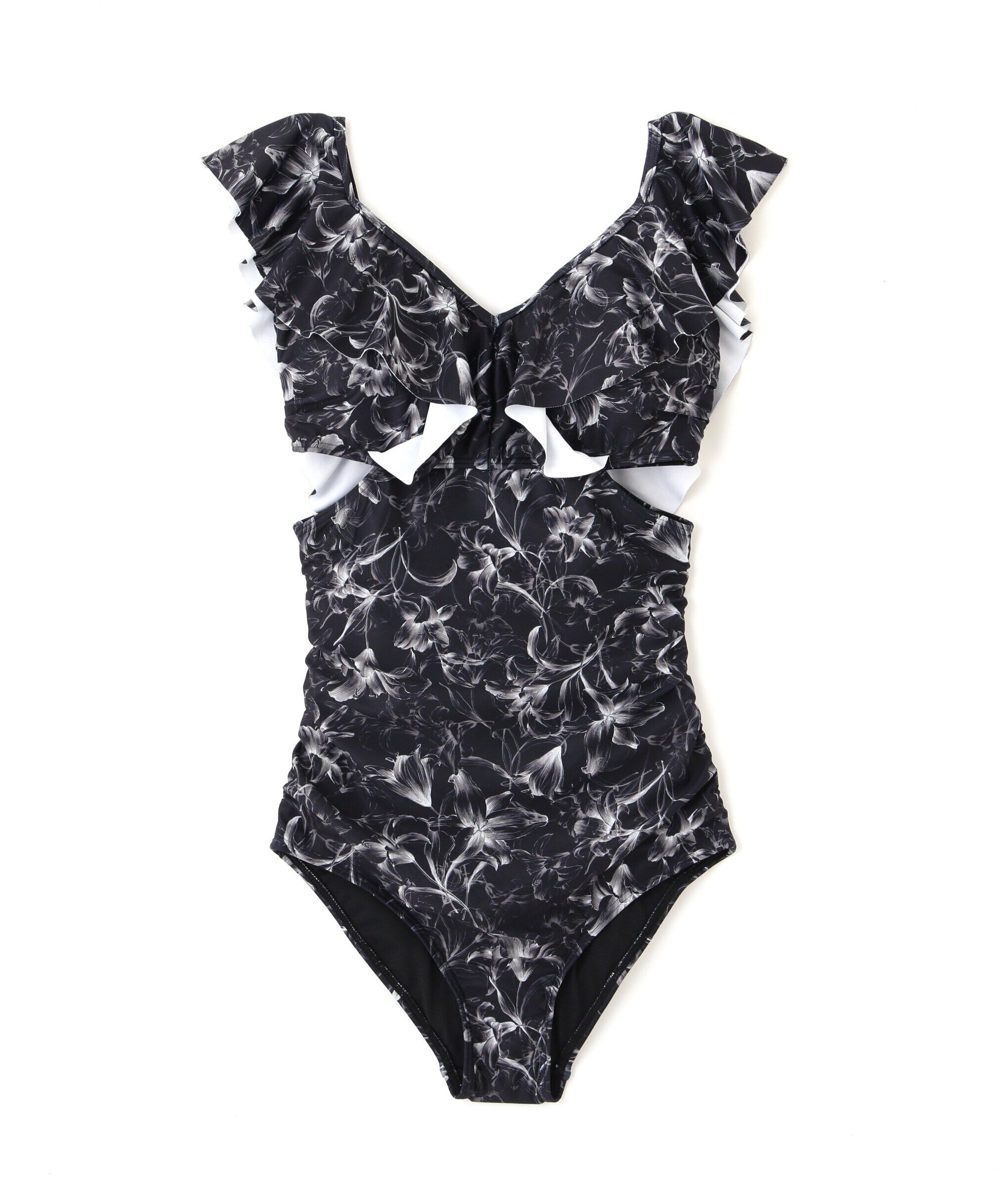  「バックレースアップフリルワンピース」|ビキニ|