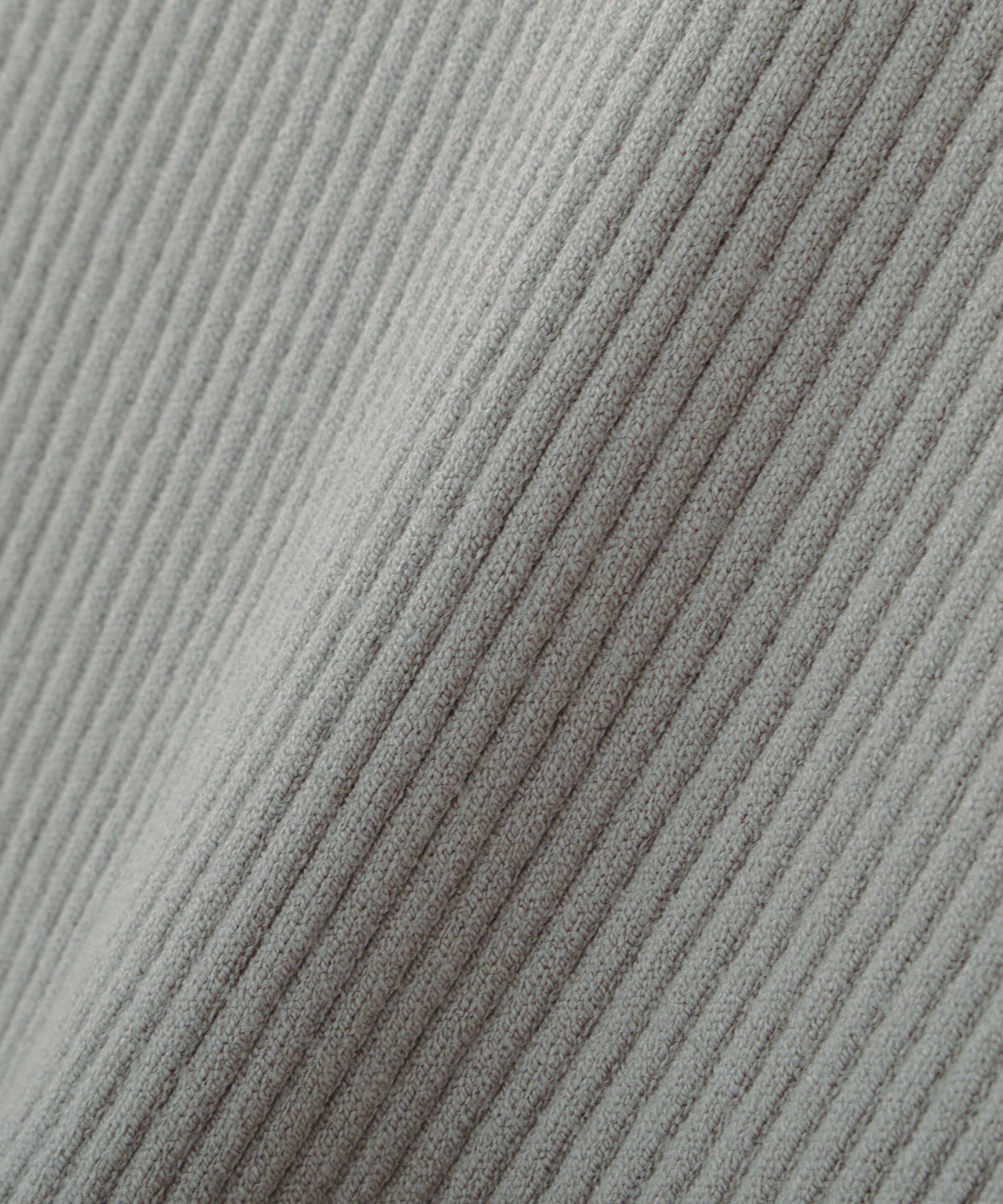  「衿付きリブニット」|ニット・セーター|