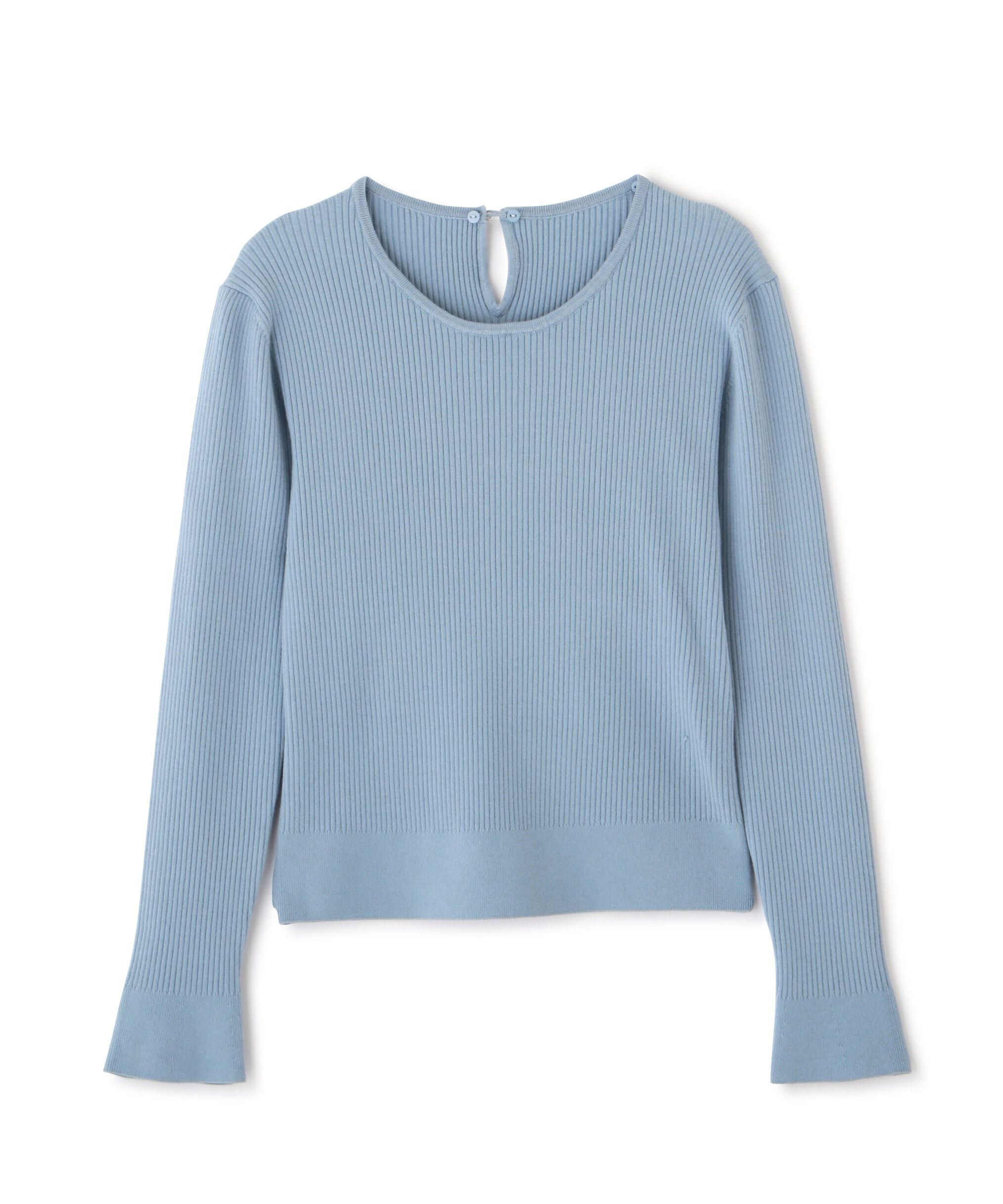  「衿付きリブニット」|ニット・セーター|