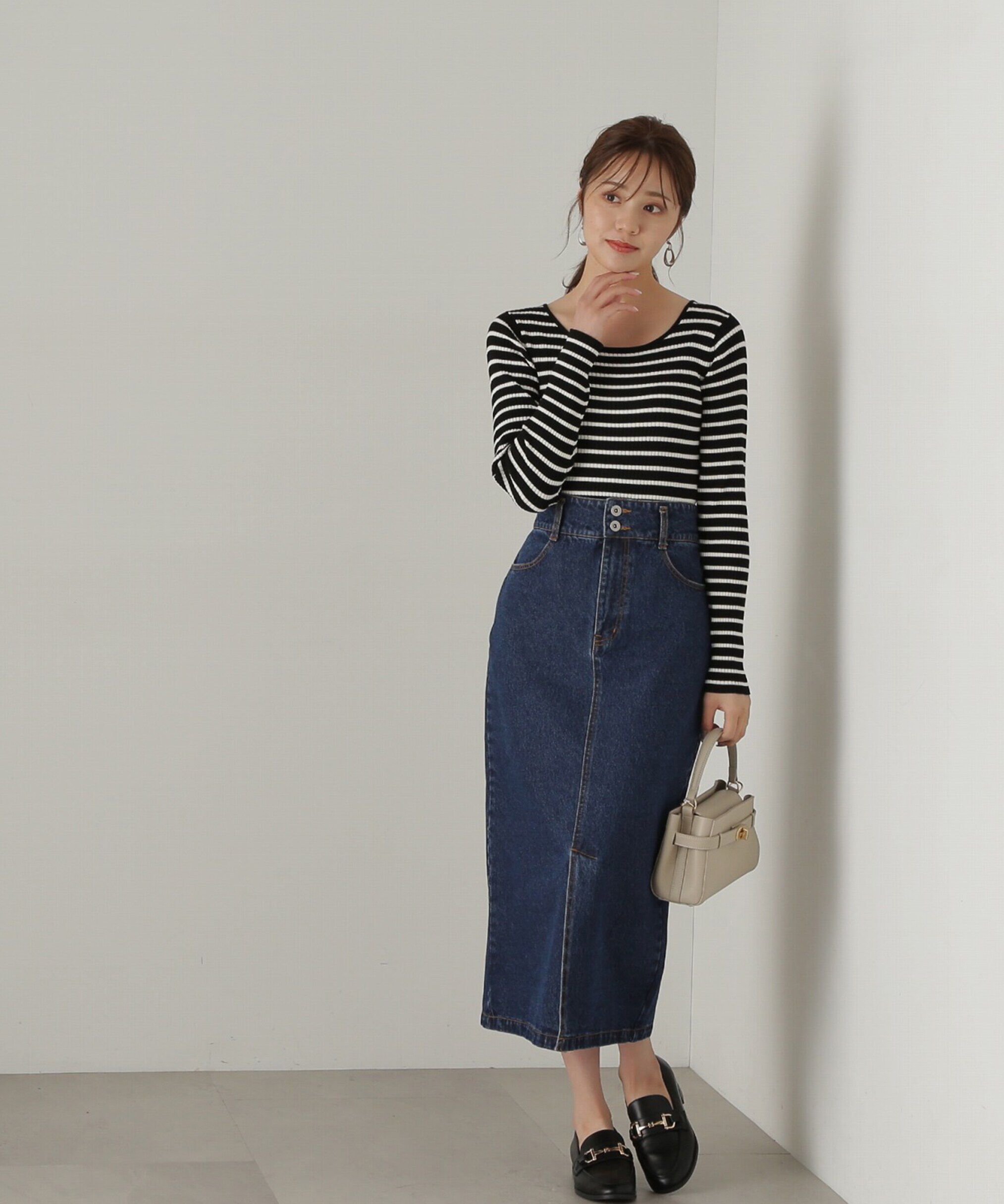 PROPORTION BODY DRESSING「デニムタイトスカート24AW」|スカート|