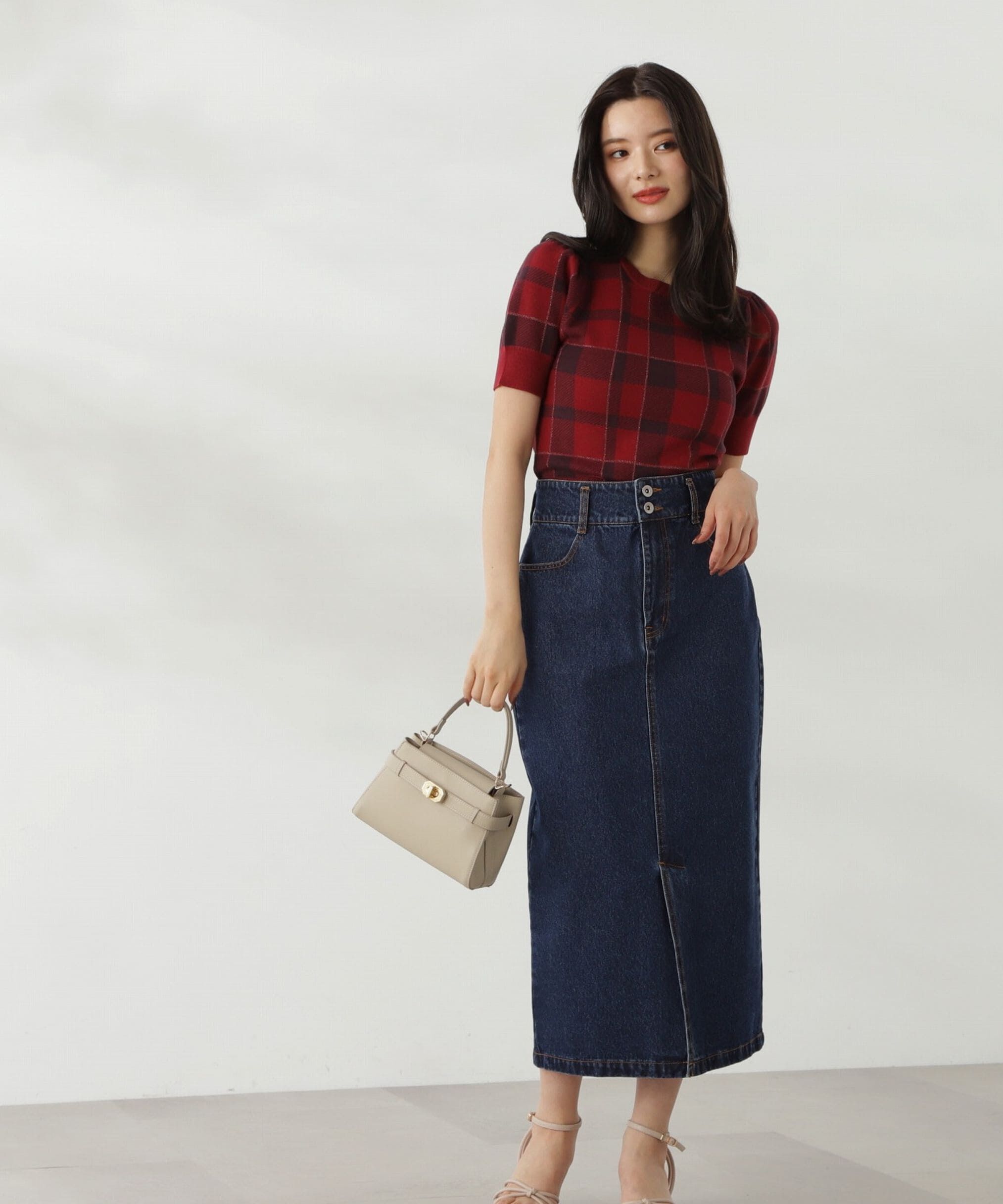 PROPORTION BODY DRESSING「デニムタイトスカート24AW」|スカート|