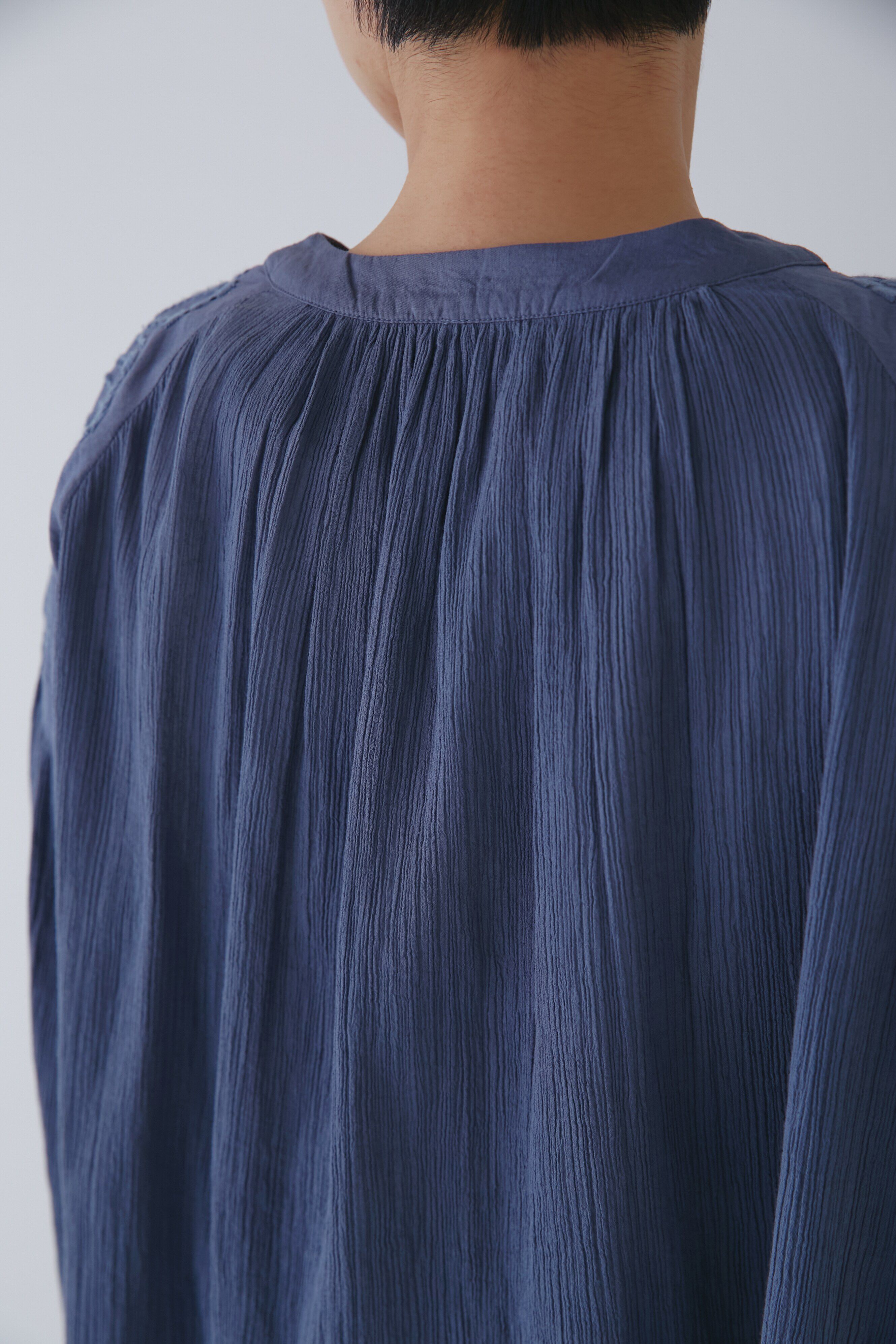  「◆インドクレープギャザーブラウス」|シャツ・ブラウス|