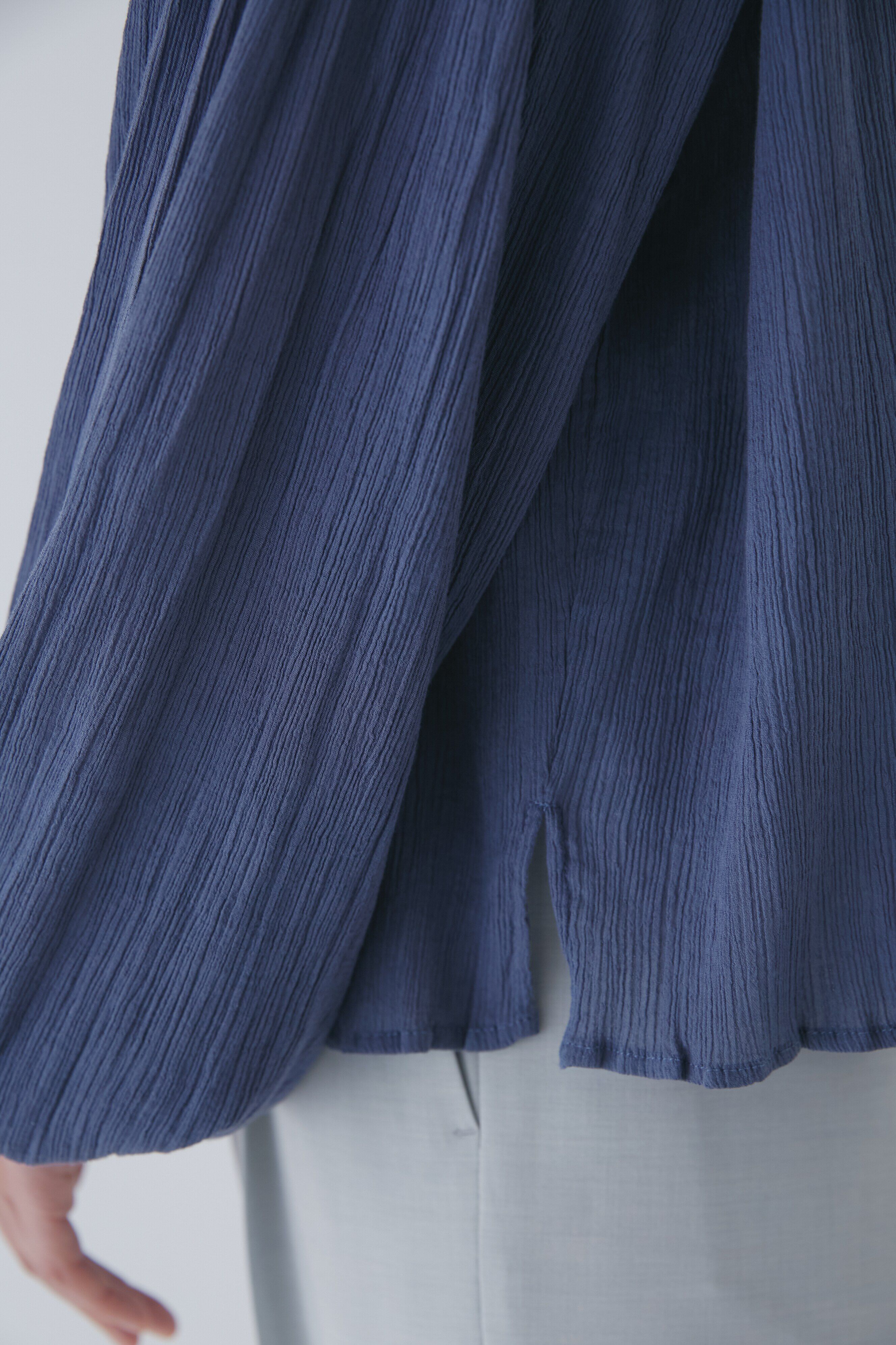  「◆インドクレープギャザーブラウス」|シャツ・ブラウス|