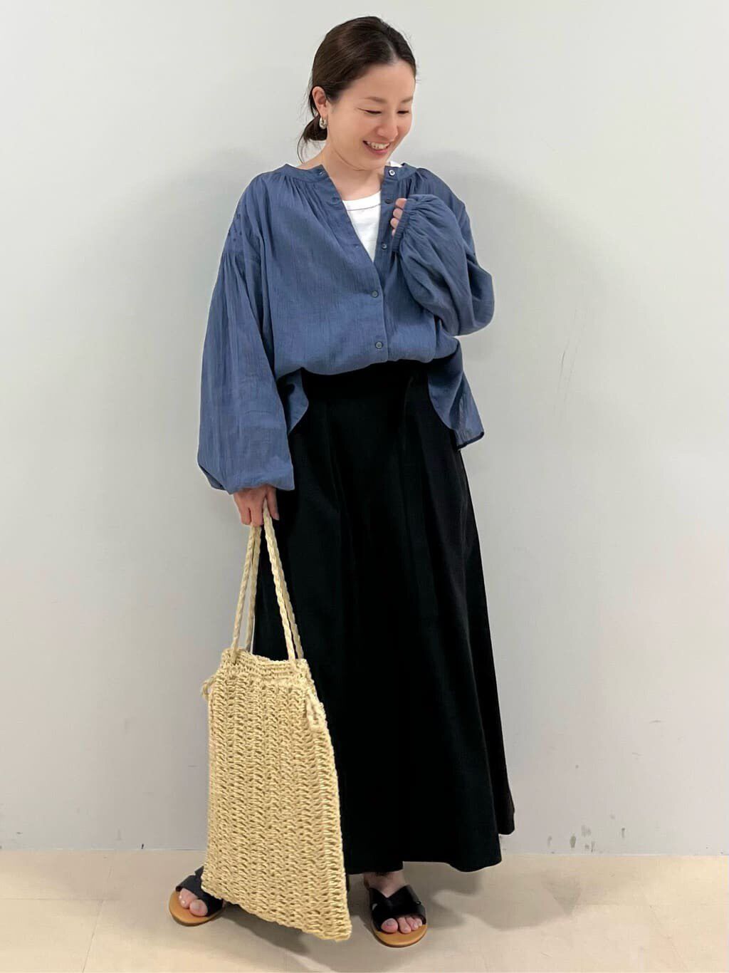  「◆インドクレープギャザーブラウス」|シャツ・ブラウス|